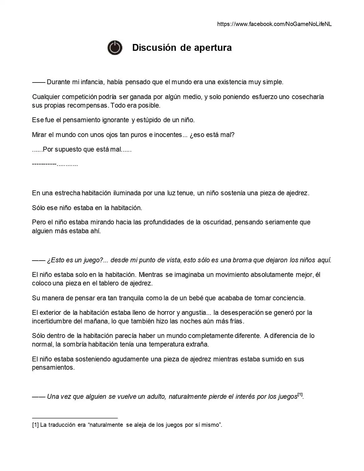 Página 3 — No Game No Life Capítulo 6