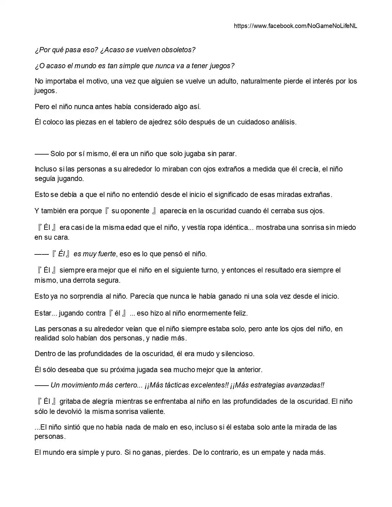 Página 4 — No Game No Life Capítulo 6