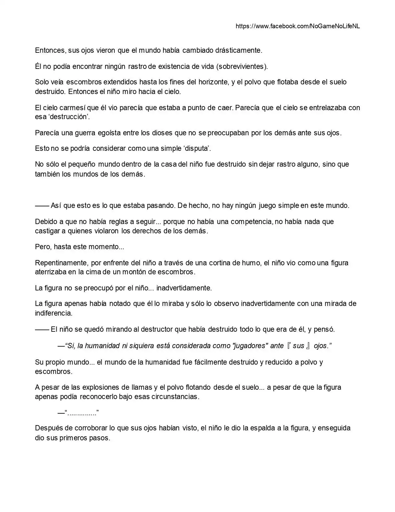 Página 6 — No Game No Life Capítulo 6