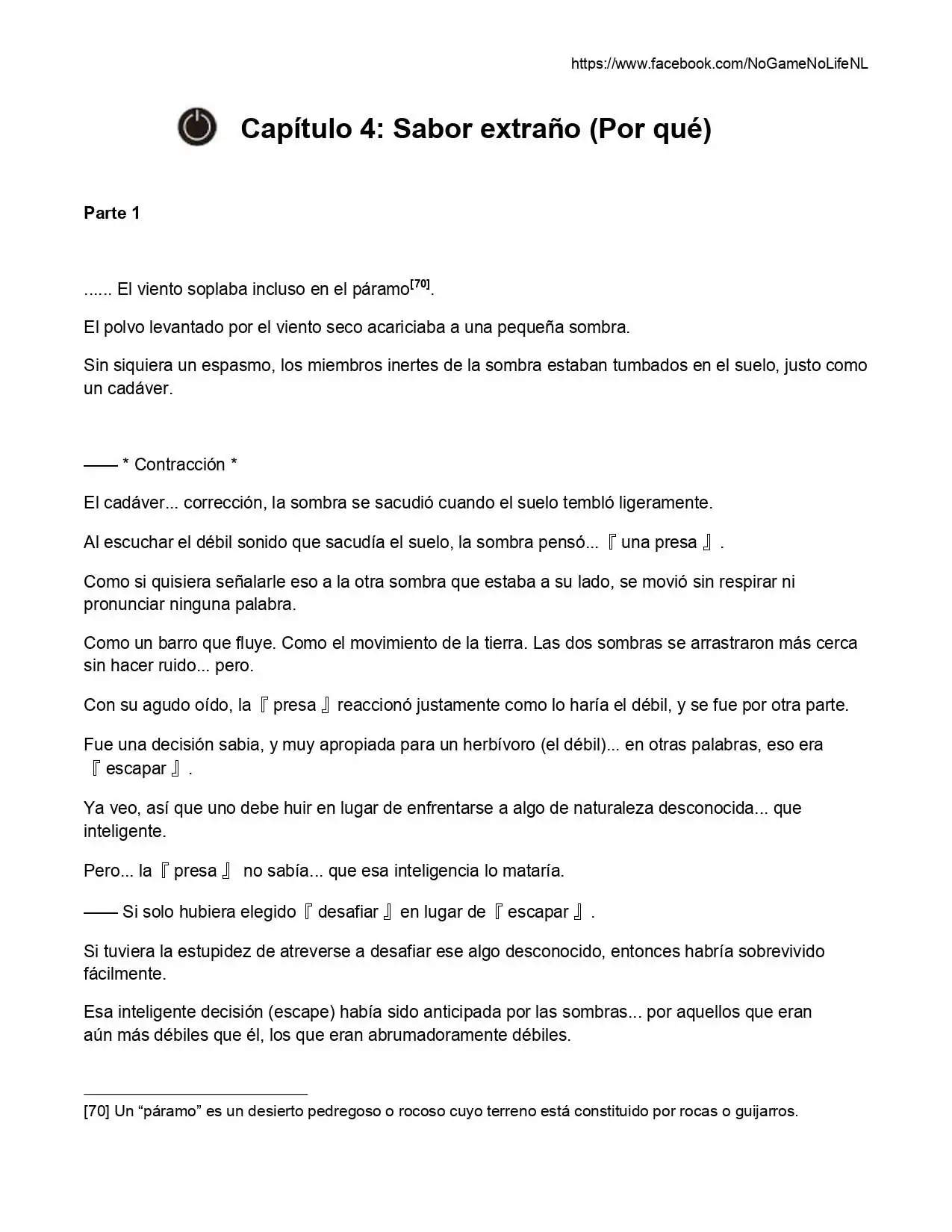Página 1 — No Game No Life Capítulo 7.4