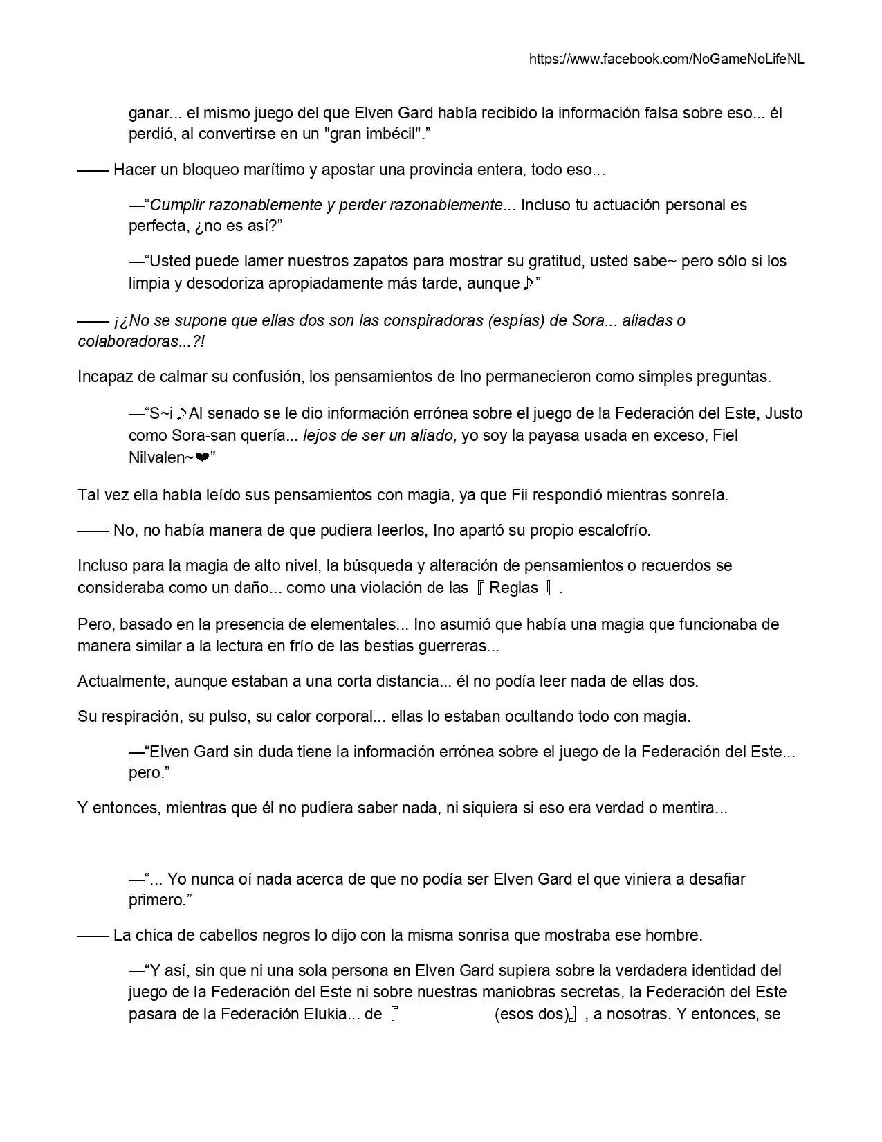 Página 16 — No Game No Life Capítulo 7.4