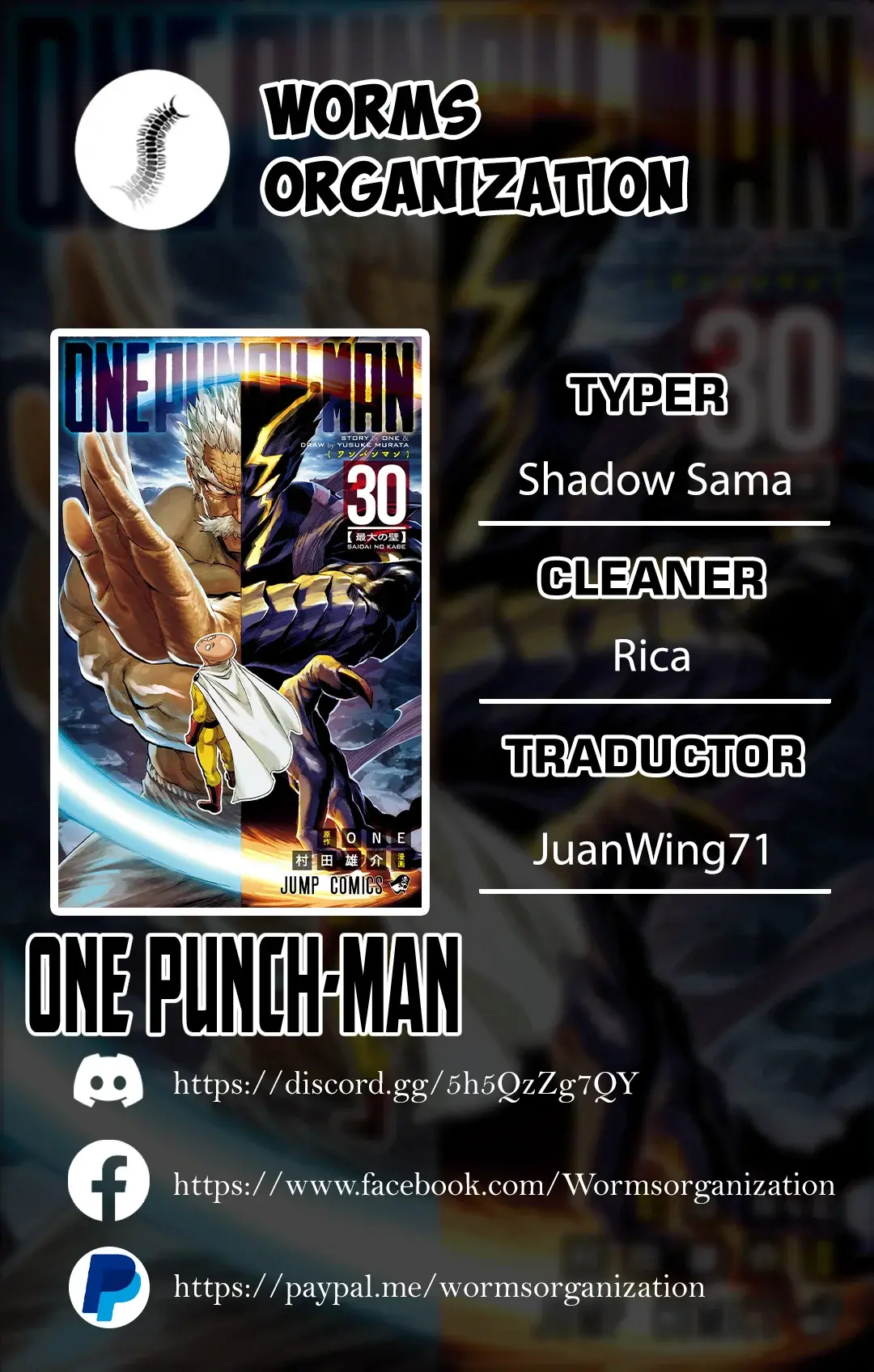 Página 1 — ONE PUNCH-MAN Capítulo 154