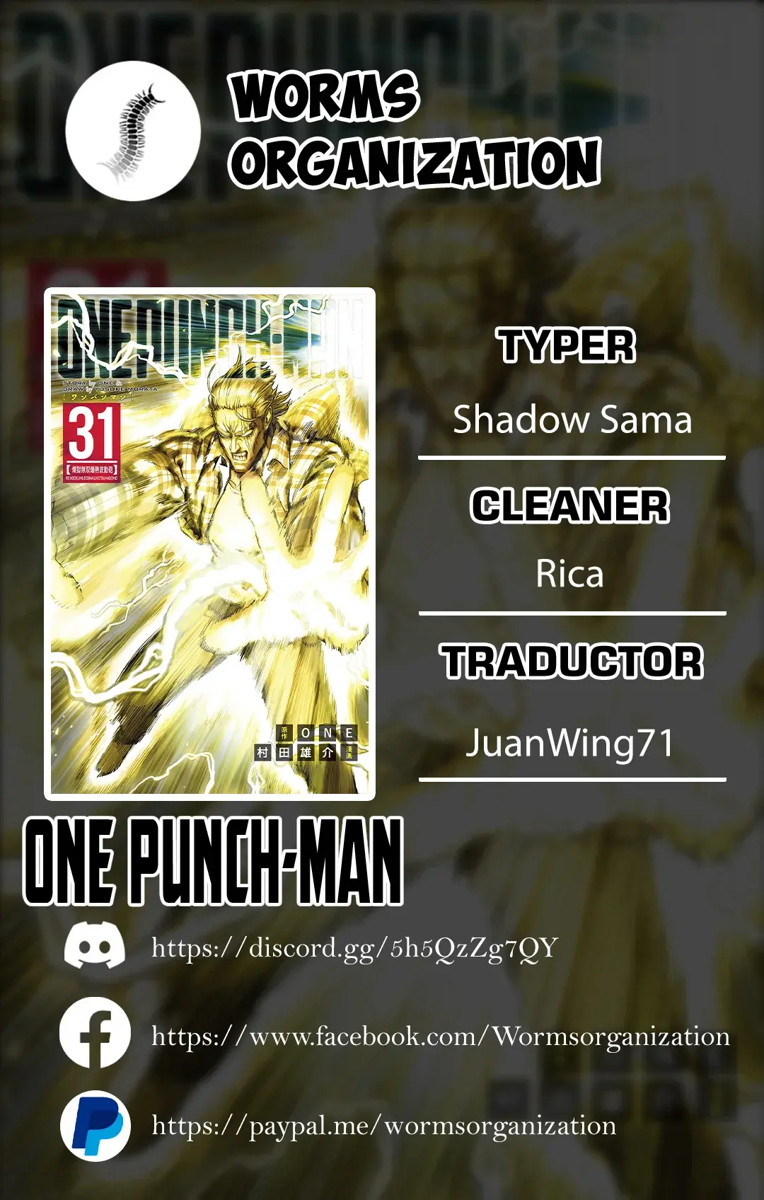 Página 1 — ONE PUNCH-MAN Capítulo 159