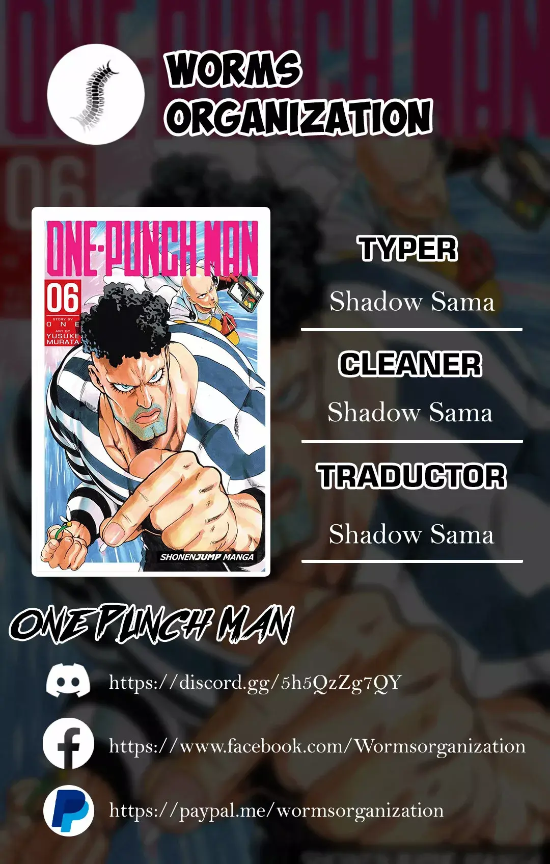 Página 1 — ONE PUNCH-MAN Capítulo 34