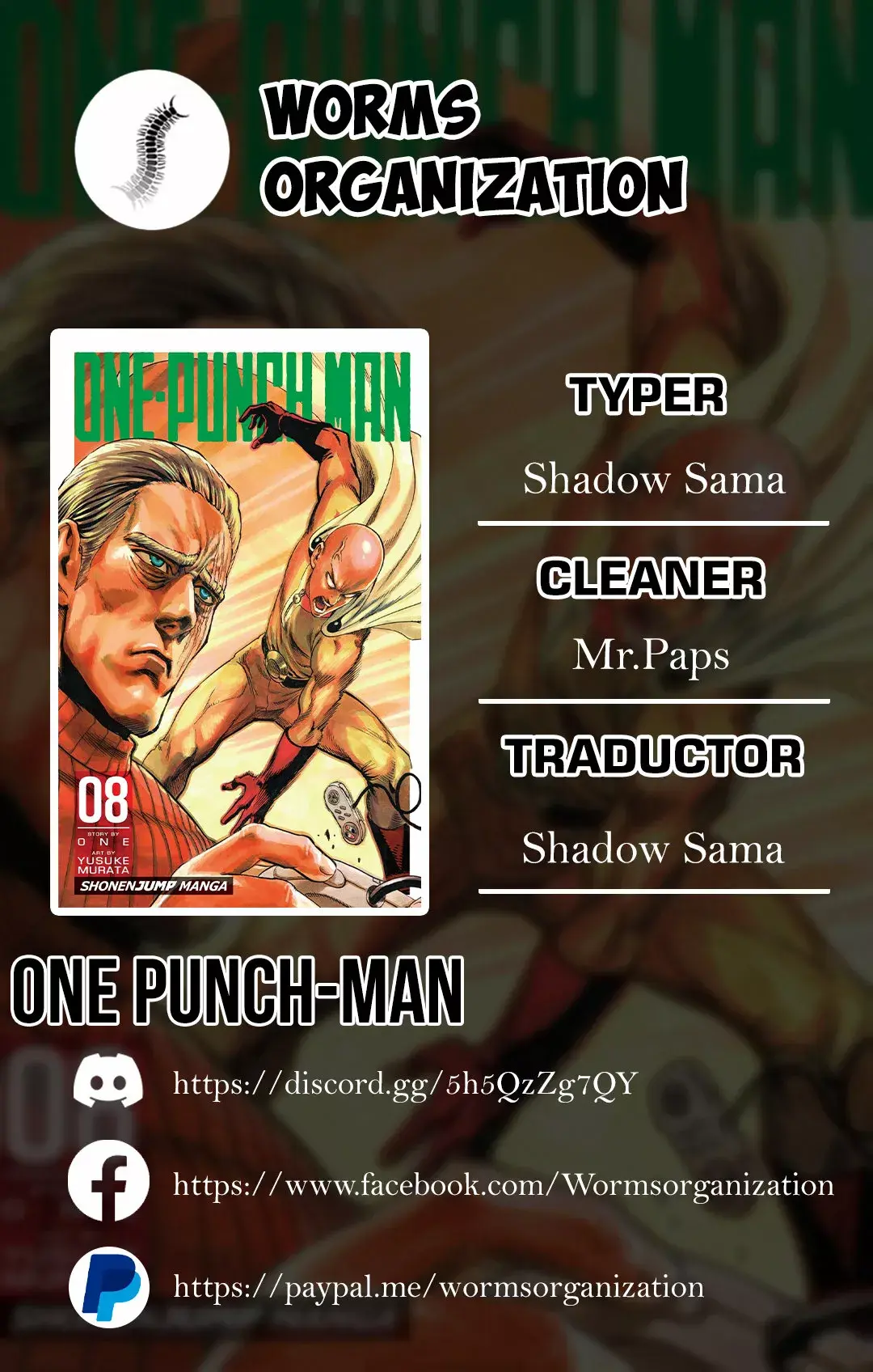 Página 1 — ONE PUNCH-MAN Capítulo 39