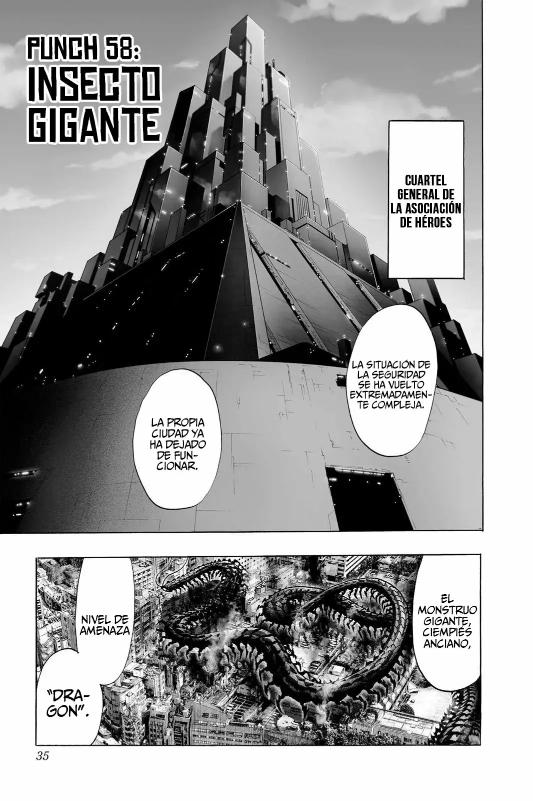 Página 2 — ONE PUNCH-MAN Capítulo 58