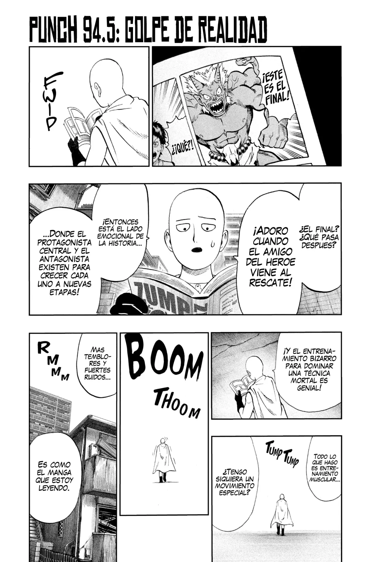 Página 4 — ONE PUNCH-MAN Capítulo 94.5
