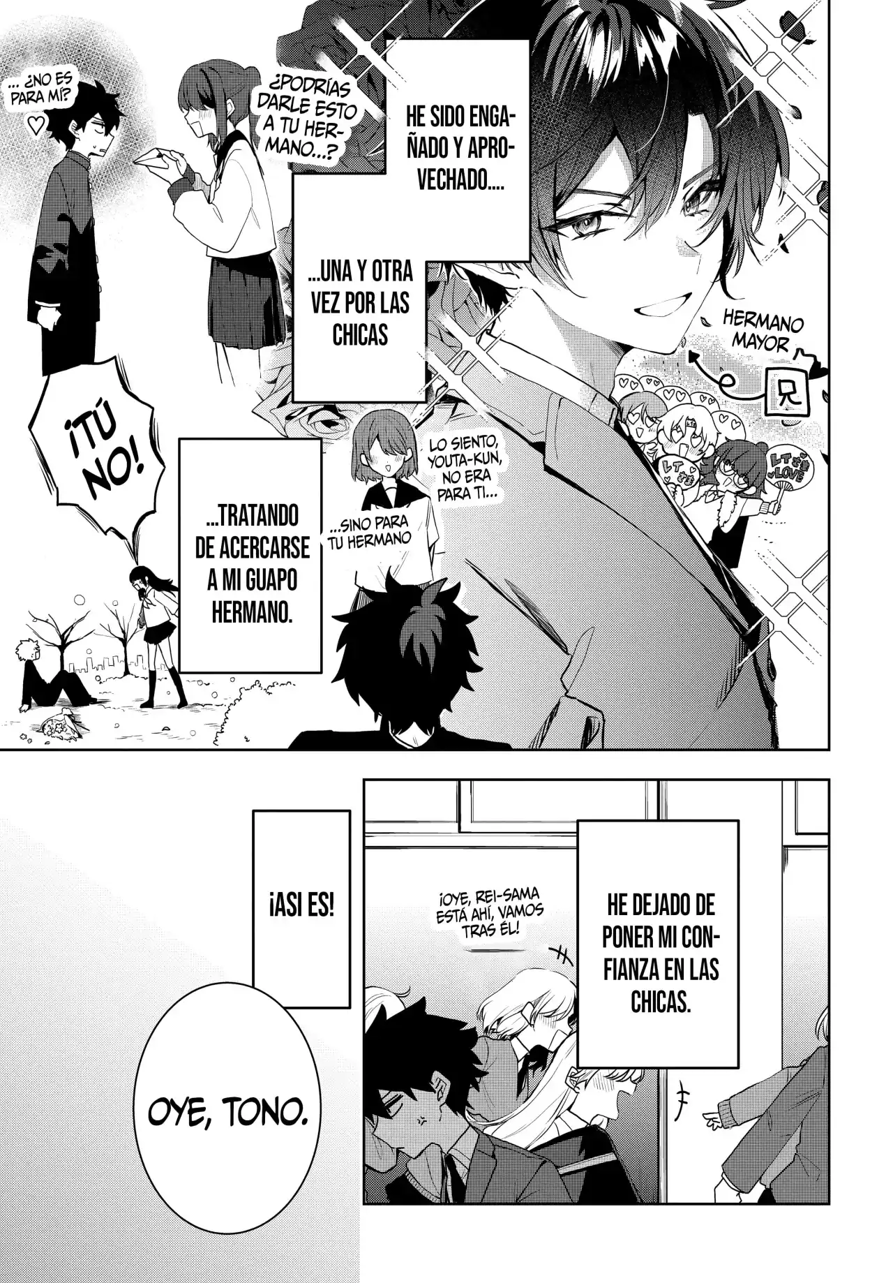 Página 6 — Capítulo 1 de Osoraku Kanojo wa Ore no Aniki wo Neratteru