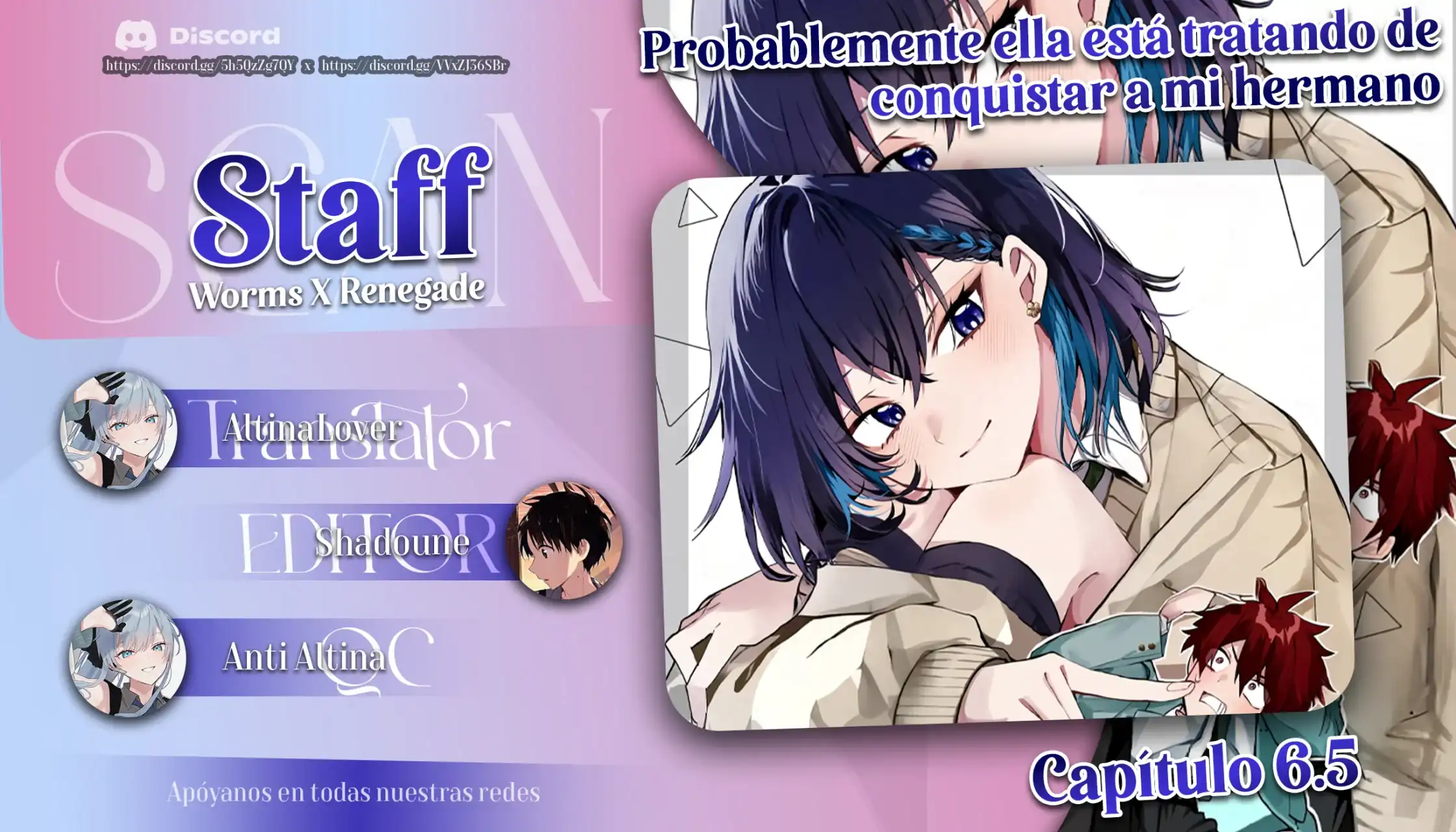 Página 1 — Capítulo 6.5 de Osoraku Kanojo wa Ore no Aniki wo Neratteru
