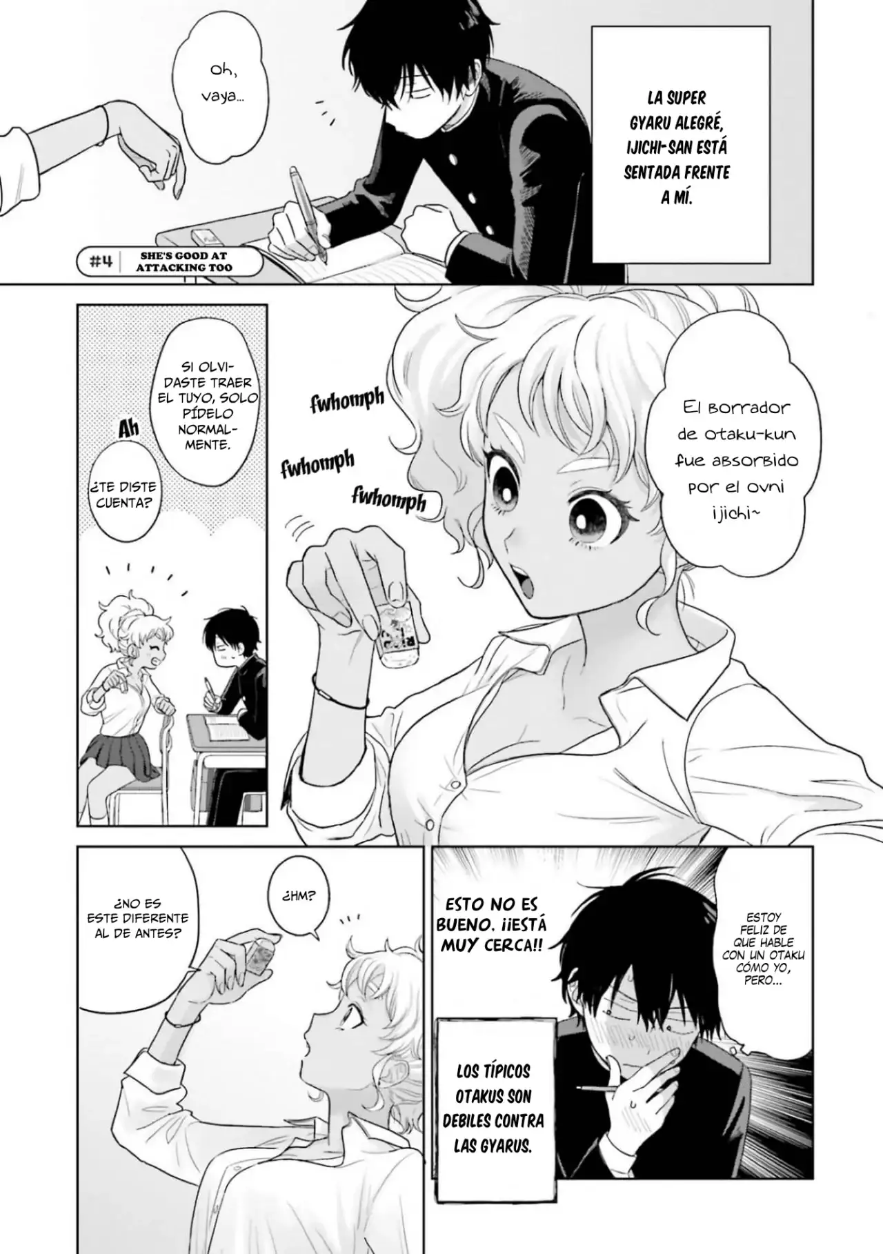 Página 2 — Otaku ni Yasashii Gyaru wa Inai!? Capítulo 4