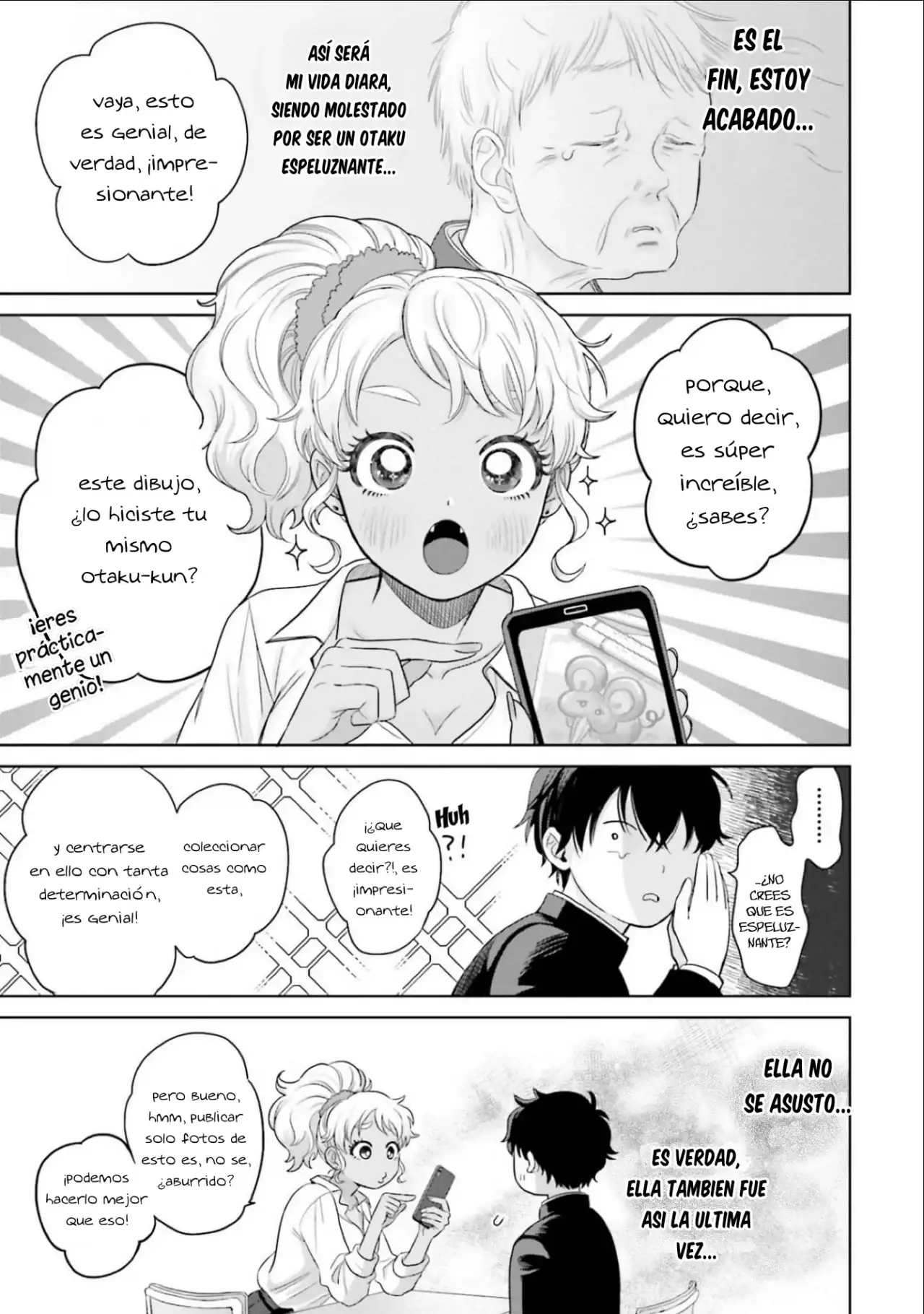 Página 4 — Otaku ni Yasashii Gyaru wa Inai!? Capítulo 6