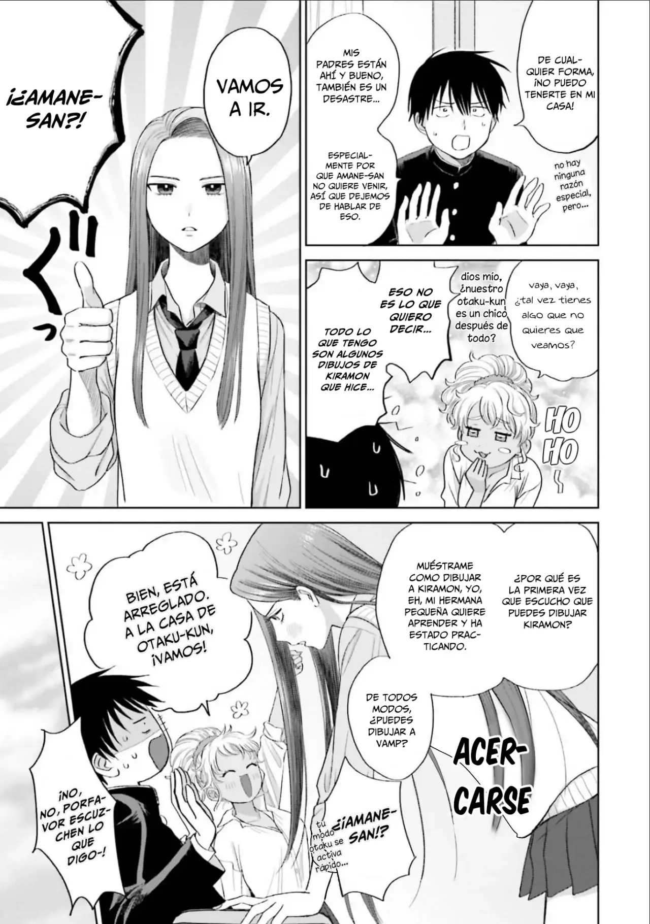 Página 4 — Otaku ni Yasashii Gyaru wa Inai!? Capítulo 14