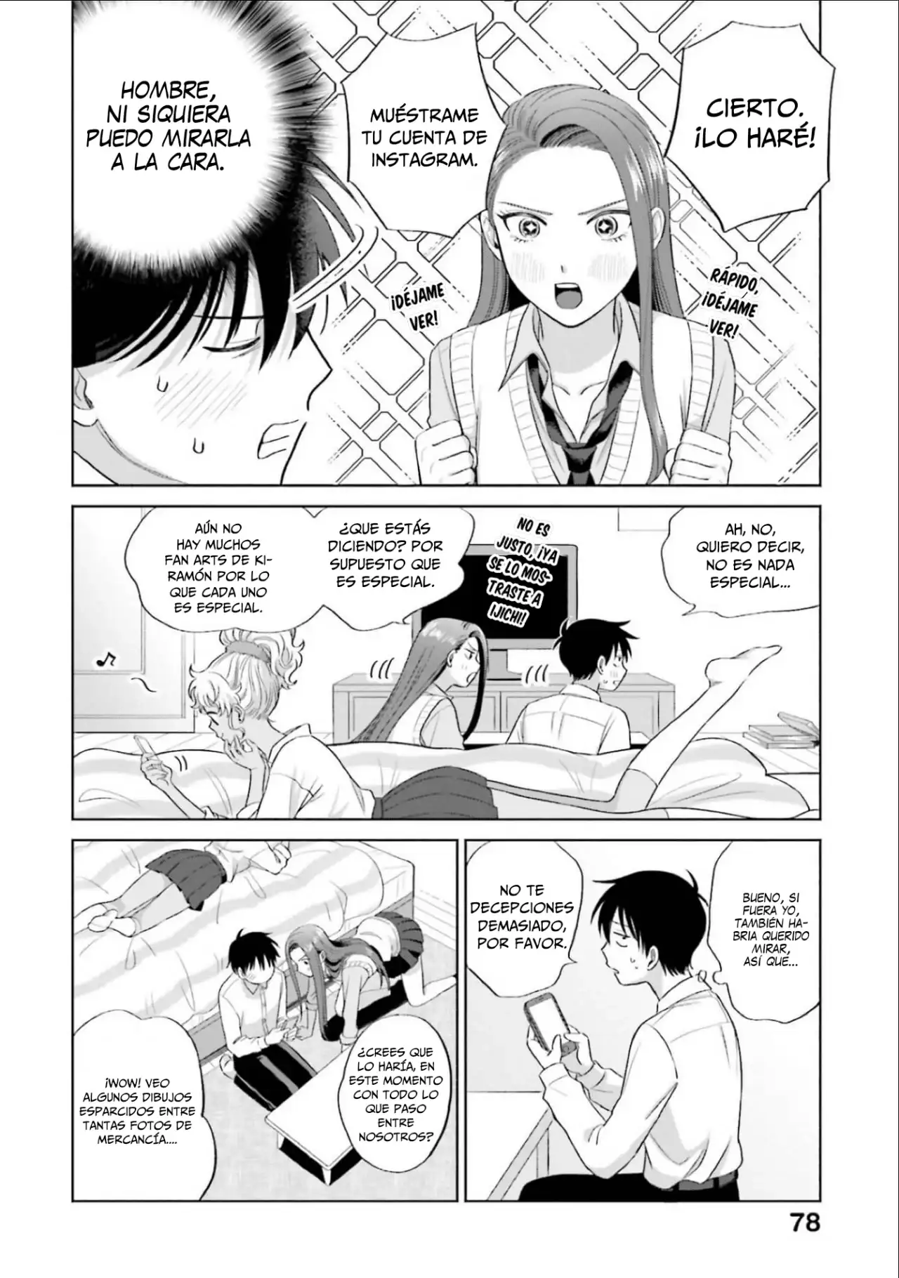 Página 3 — Otaku ni Yasashii Gyaru wa Inai!? Capítulo 17