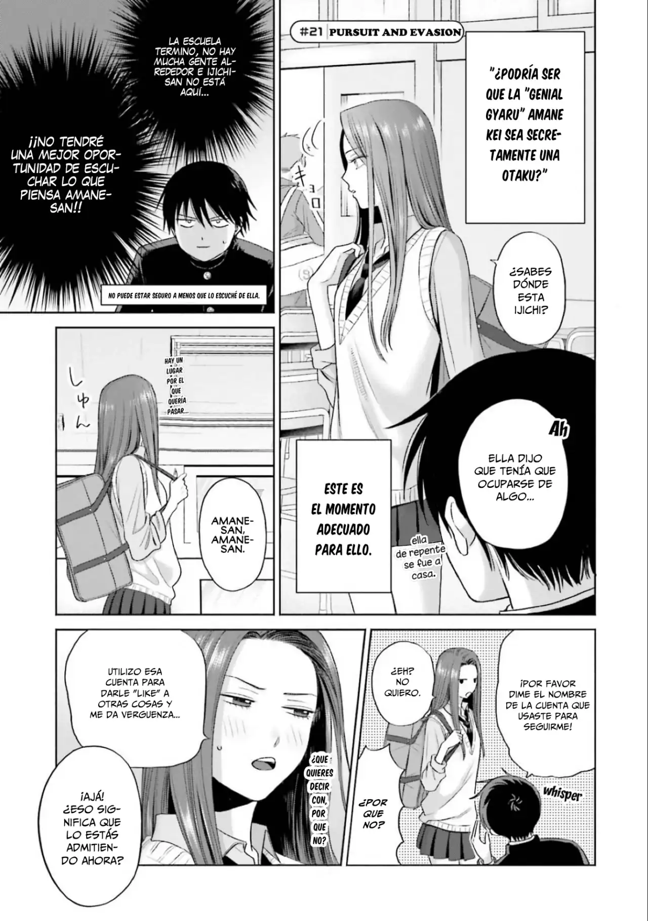 Página 2 — Otaku ni Yasashii Gyaru wa Inai!? Capítulo 21