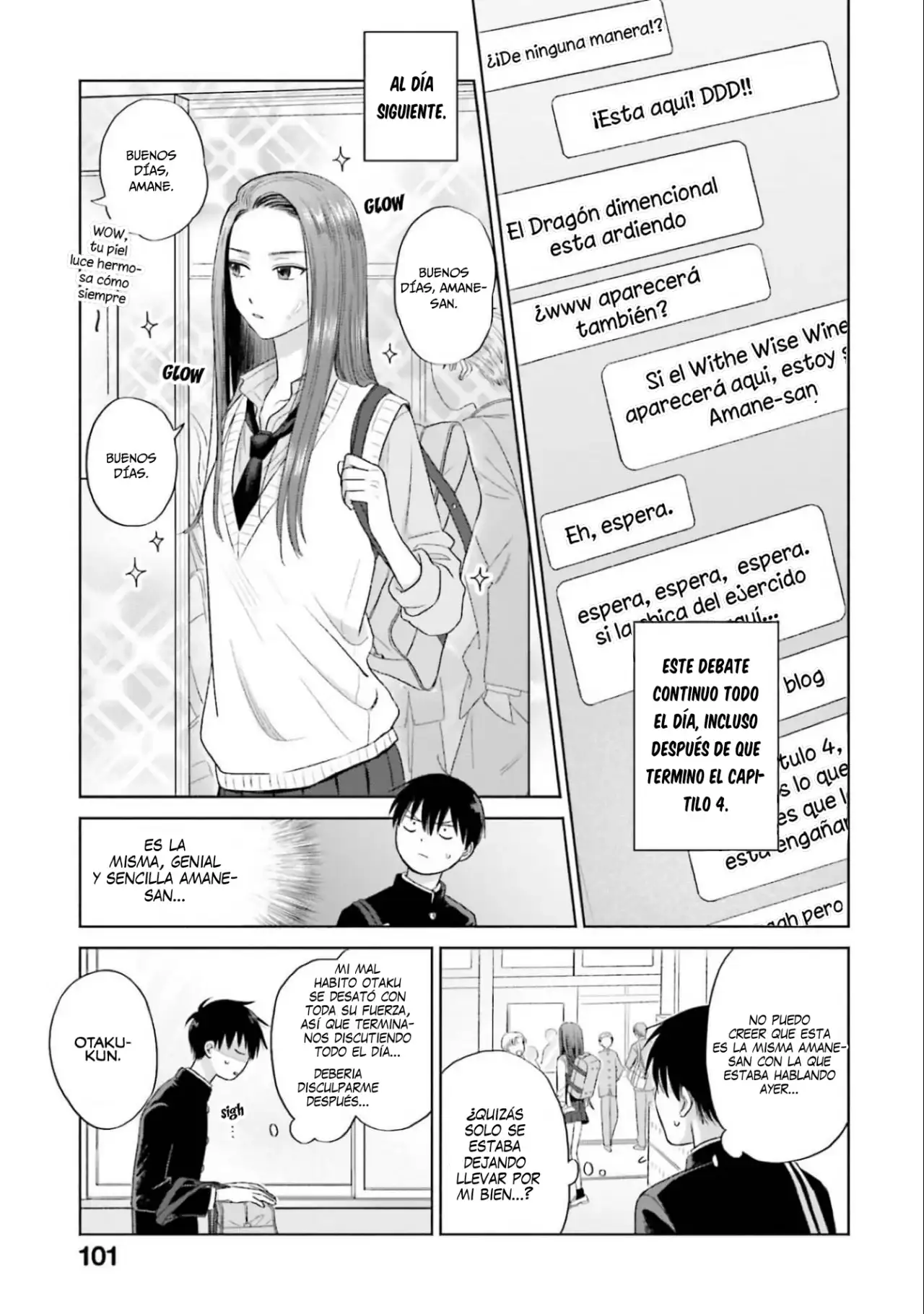 Página 4 — Otaku ni Yasashii Gyaru wa Inai!? Capítulo 22