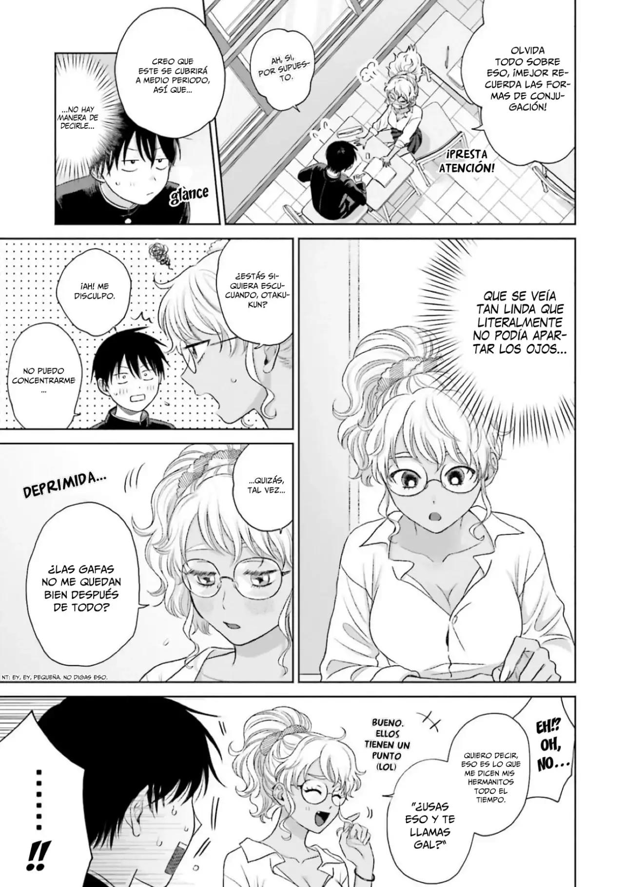 Página 4 — Otaku ni Yasashii Gyaru wa Inai!? Capítulo 32