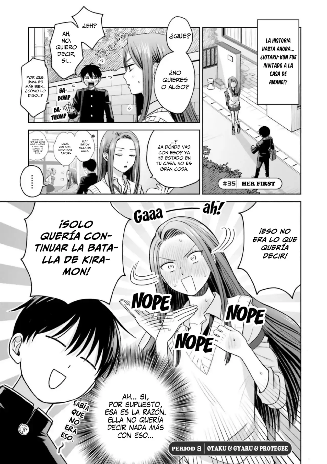 Página 6 — Otaku ni Yasashii Gyaru wa Inai!? Capítulo 35