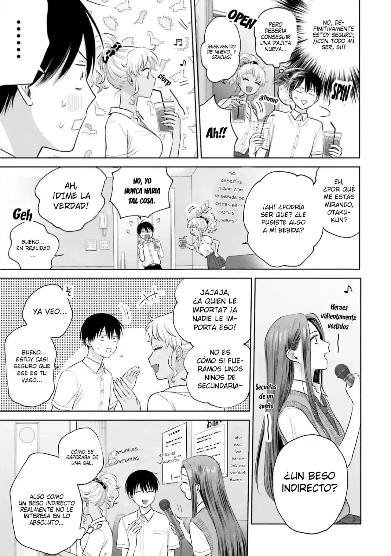 Página 4 — Otaku ni Yasashii Gyaru wa Inai!? Capítulo 57