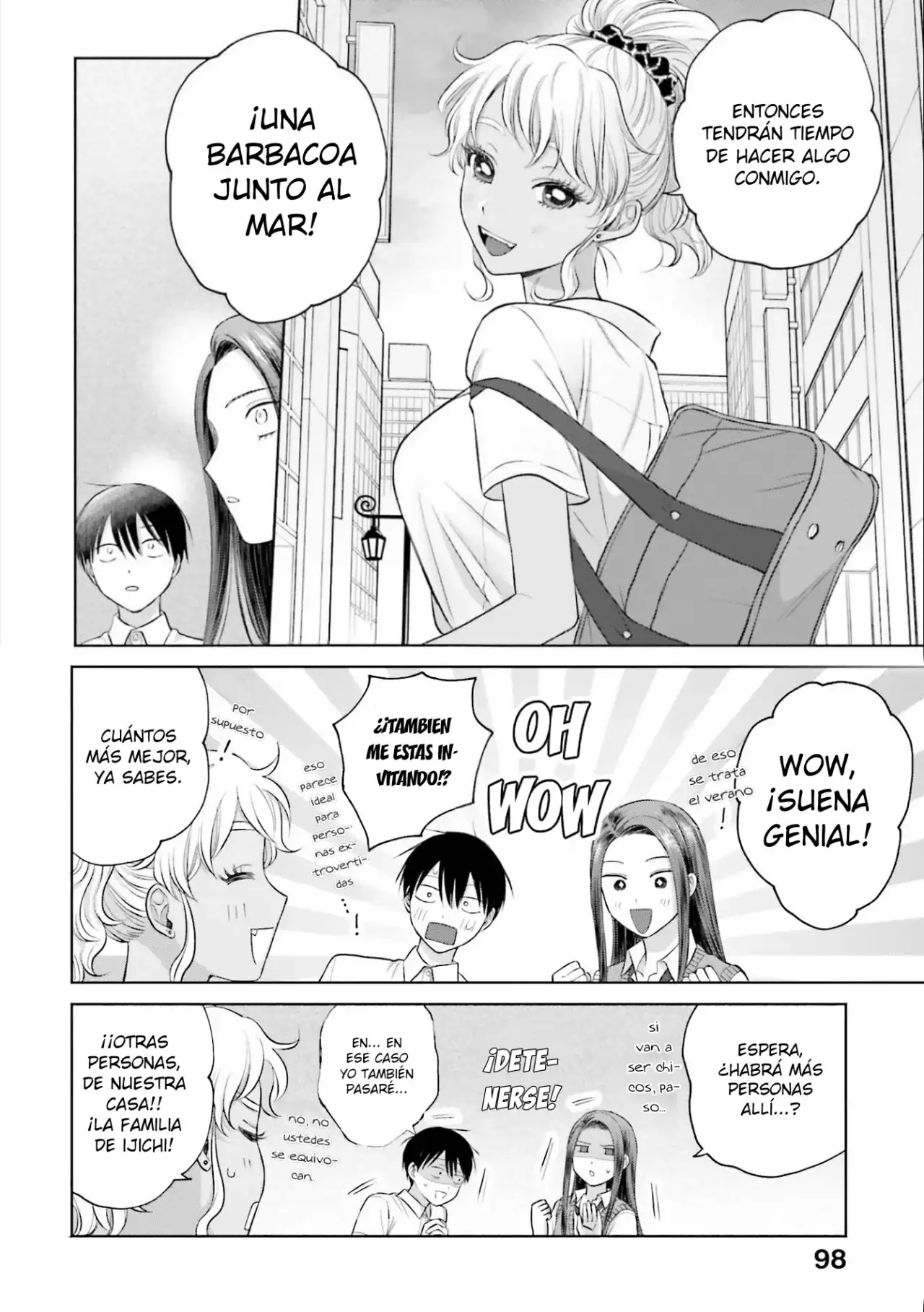 Página 3 — Otaku ni Yasashii Gyaru wa Inai!? Capítulo 58
