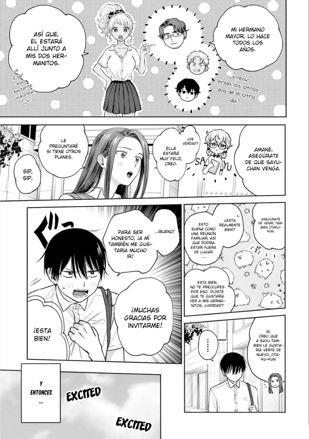 Página 4 — Otaku ni Yasashii Gyaru wa Inai!? Capítulo 58