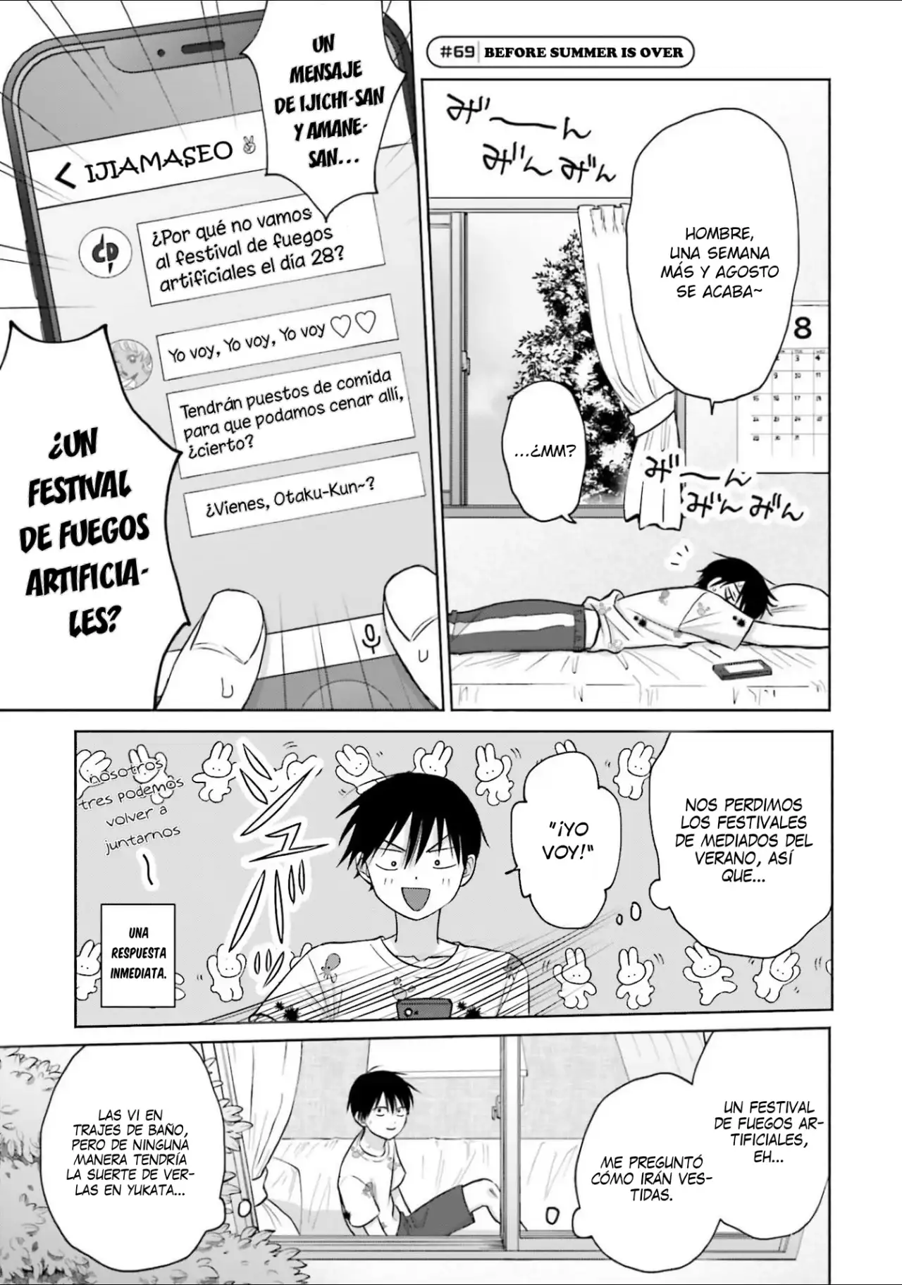 Página 2 — Otaku ni Yasashii Gyaru wa Inai!? Capítulo 69