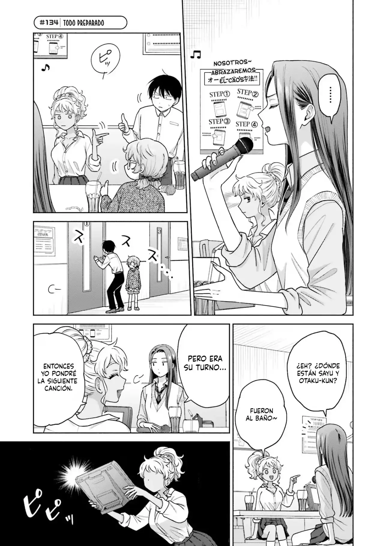 Página 3 — Otaku ni Yasashii Gyaru wa Inai!? Capítulo 134
