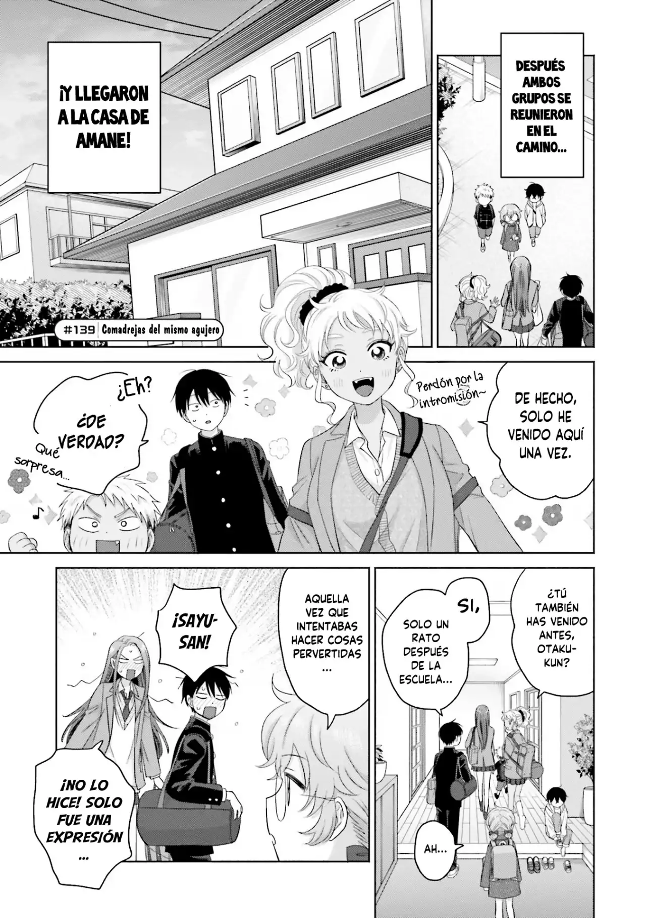 Página 4 — Otaku ni Yasashii Gyaru wa Inai!? Capítulo 139