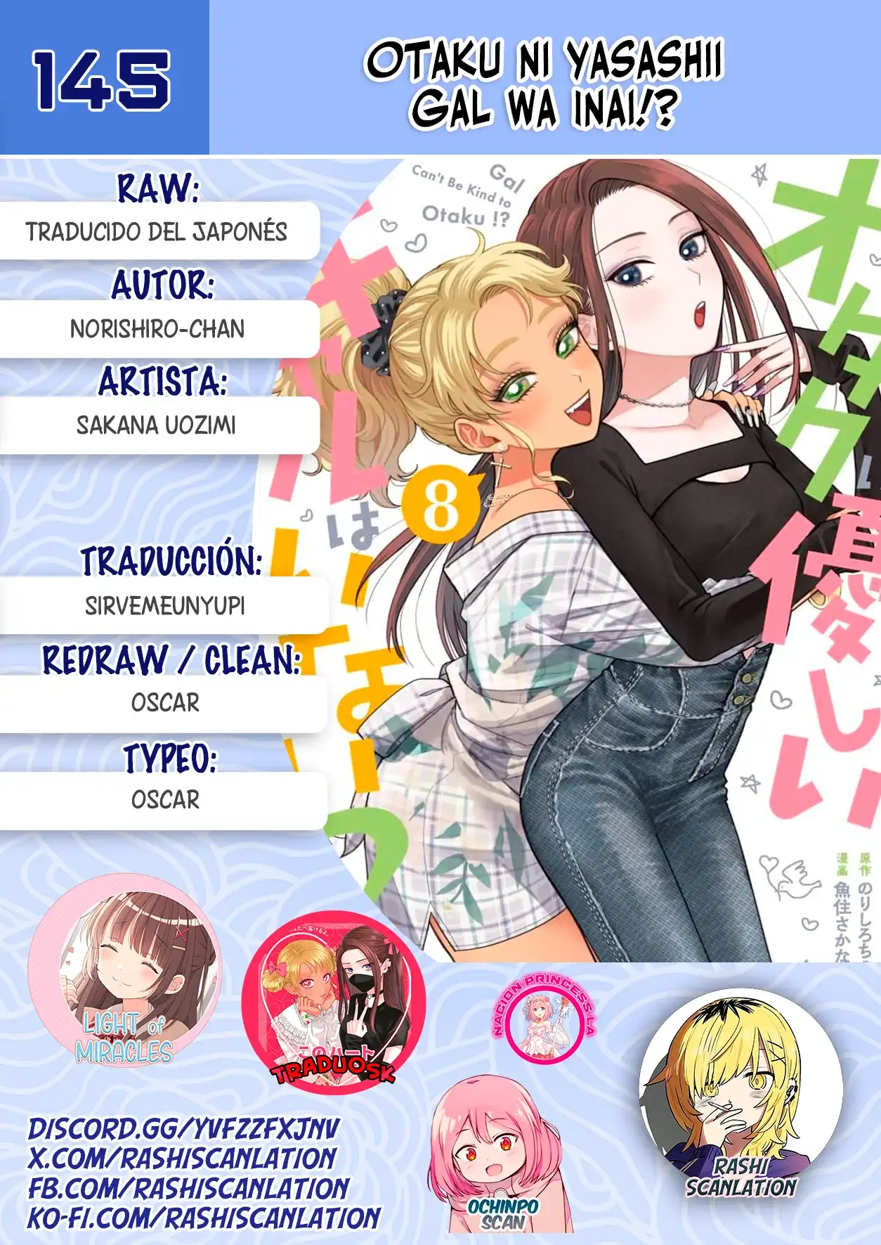 Página 1 — Otaku ni Yasashii Gyaru wa Inai!? Capítulo 145