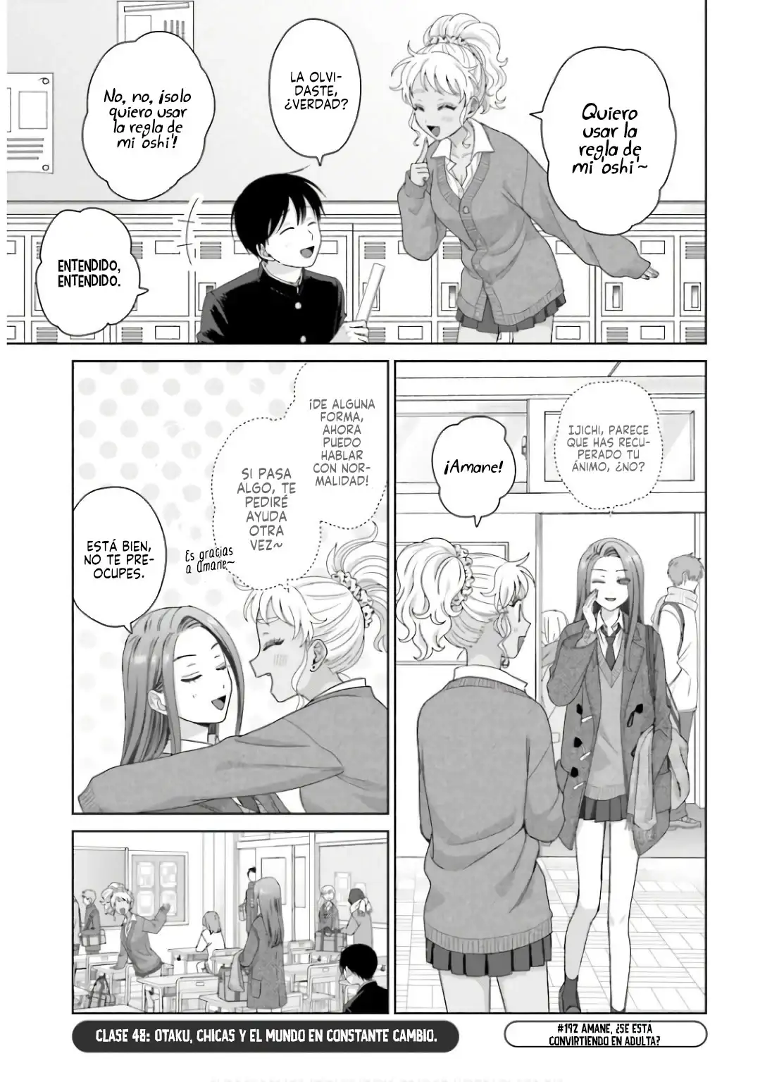 Página 5 — Otaku ni Yasashii Gyaru wa Inai!? Capítulo 192