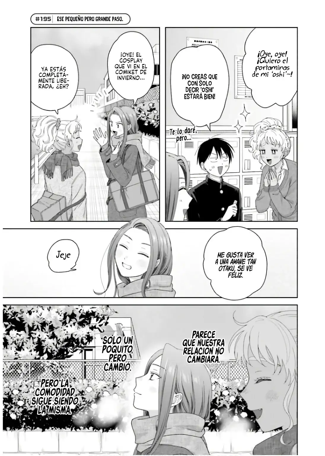 Página 5 — Otaku ni Yasashii Gyaru wa Inai!? Capítulo 195