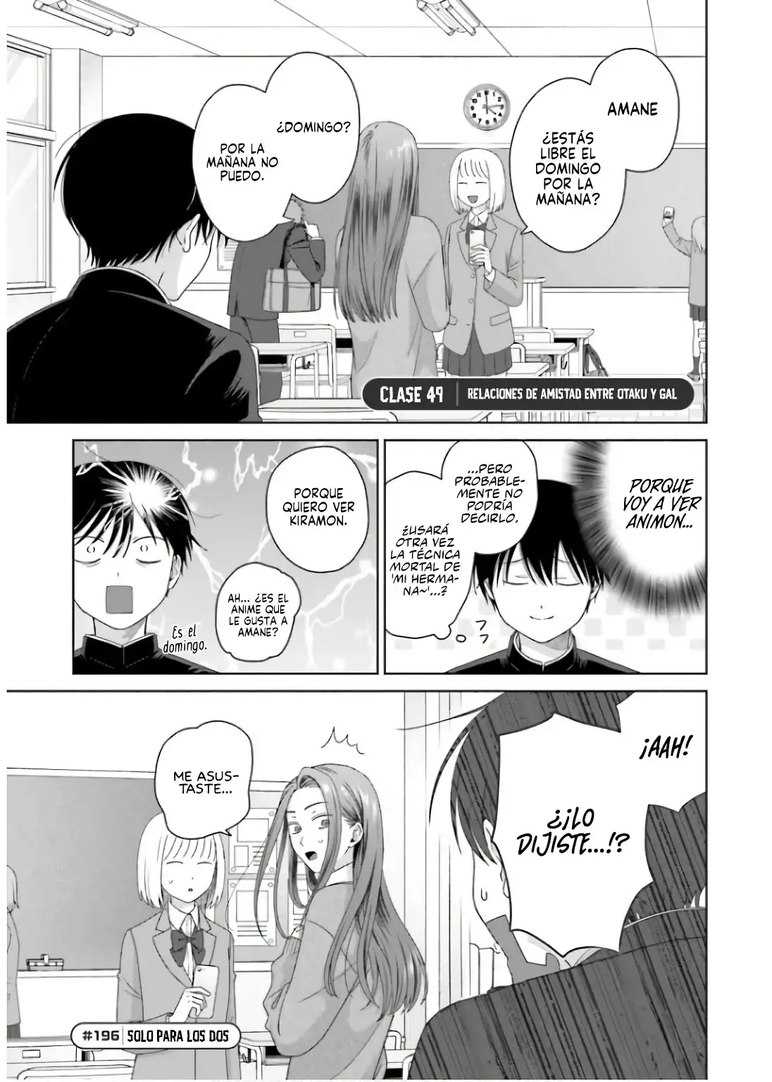 Página 5 — Otaku ni Yasashii Gyaru wa Inai!? Capítulo 196