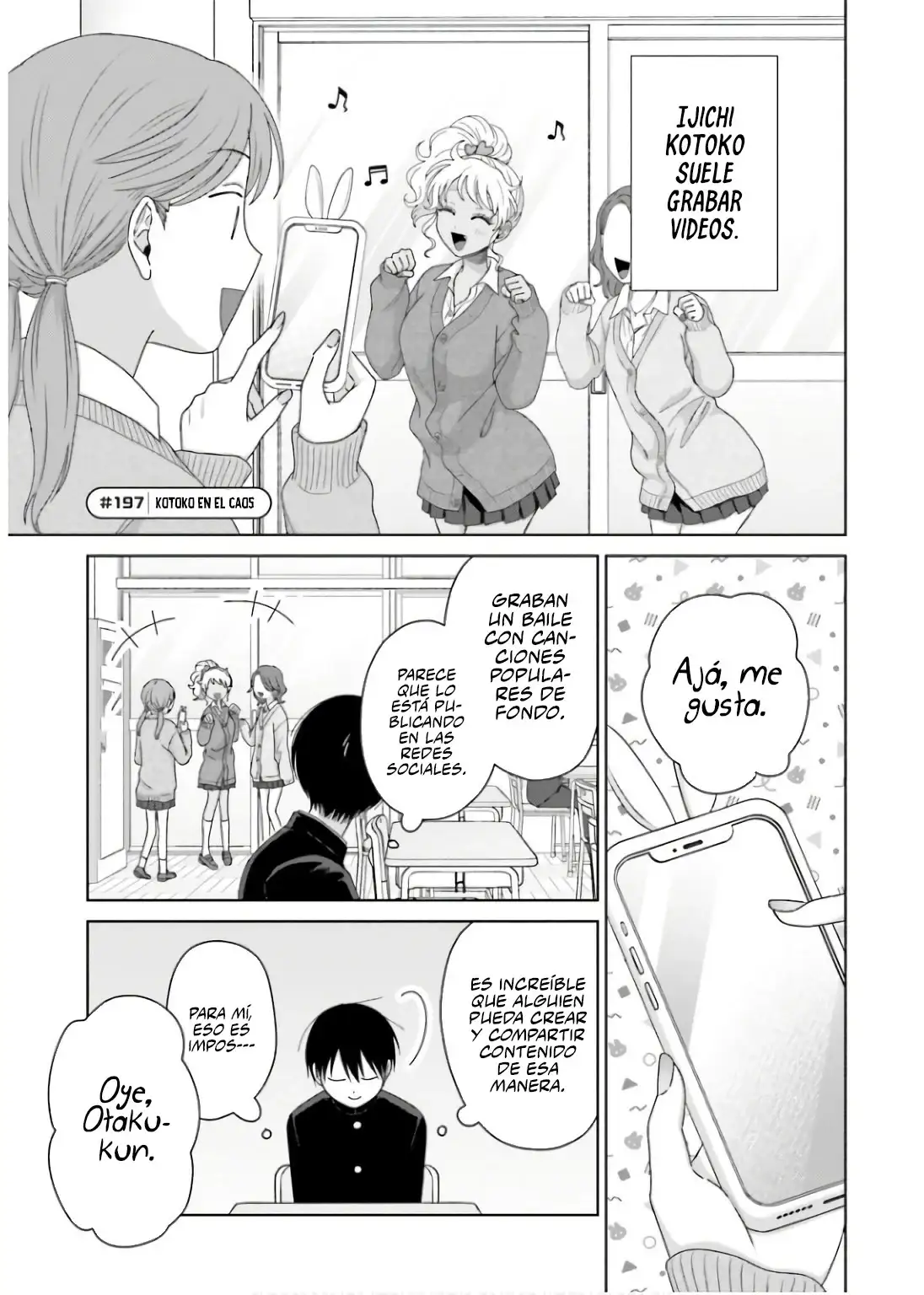 Página 5 — Otaku ni Yasashii Gyaru wa Inai!? Capítulo 197