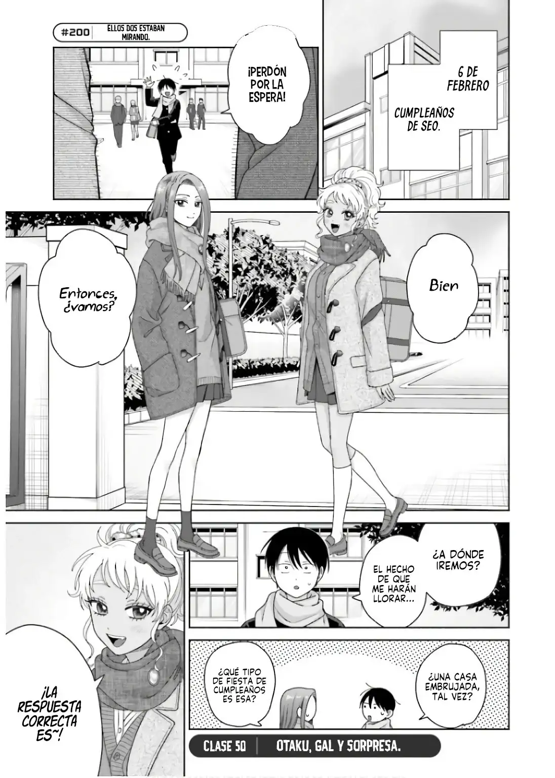 Página 5 — Otaku ni Yasashii Gyaru wa Inai!? Capítulo 200