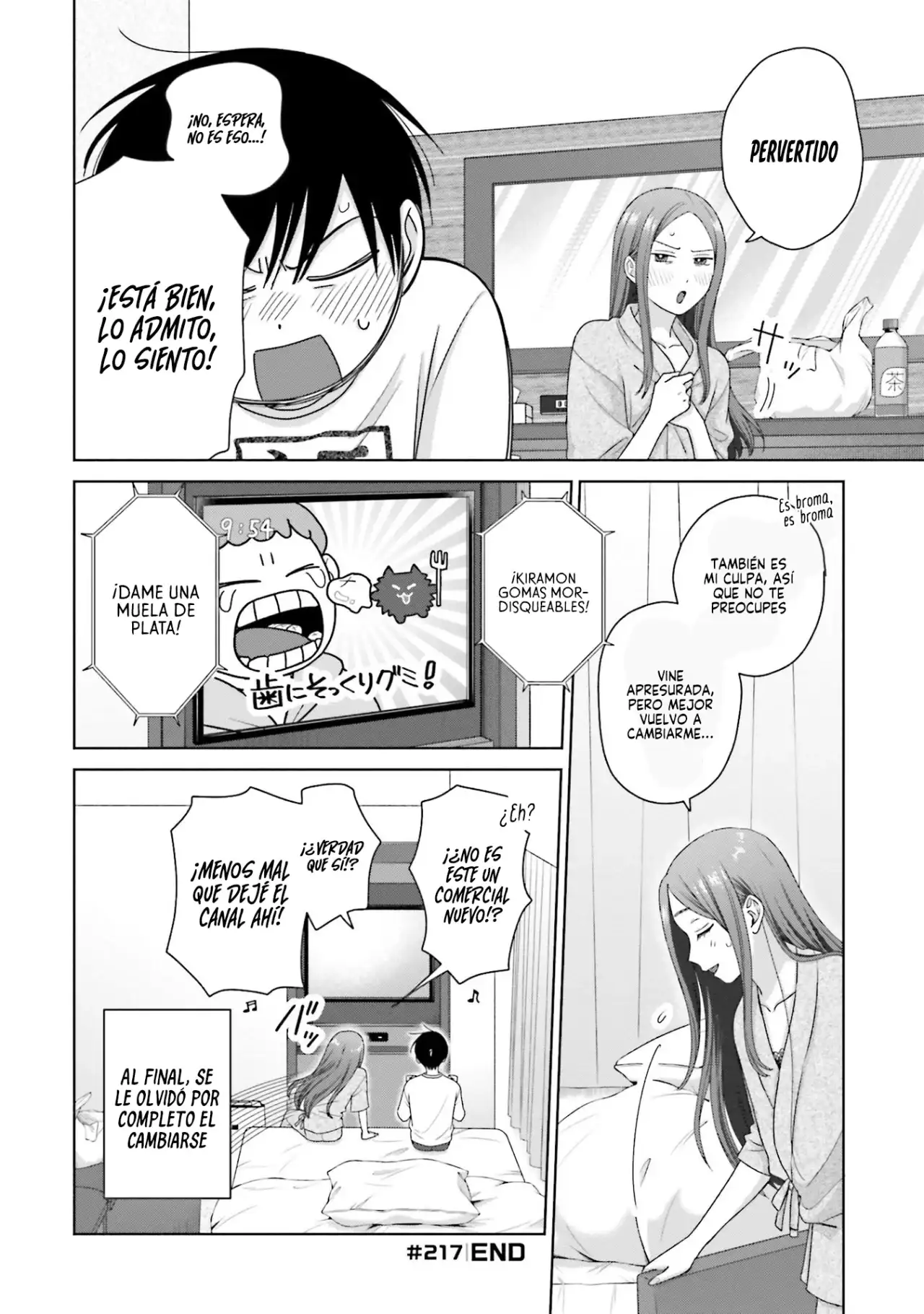 Página 8 — Otaku ni Yasashii Gyaru wa Inai!? Capítulo 217