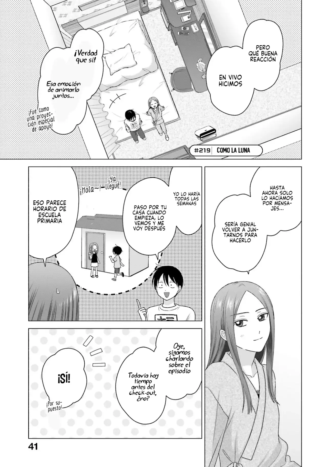 Página 5 — Otaku ni Yasashii Gyaru wa Inai!? Capítulo 219
