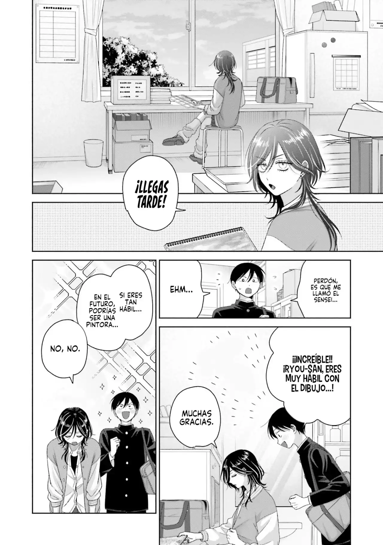 Página 7 — Otaku ni Yasashii Gyaru wa Inai!? Capítulo 254