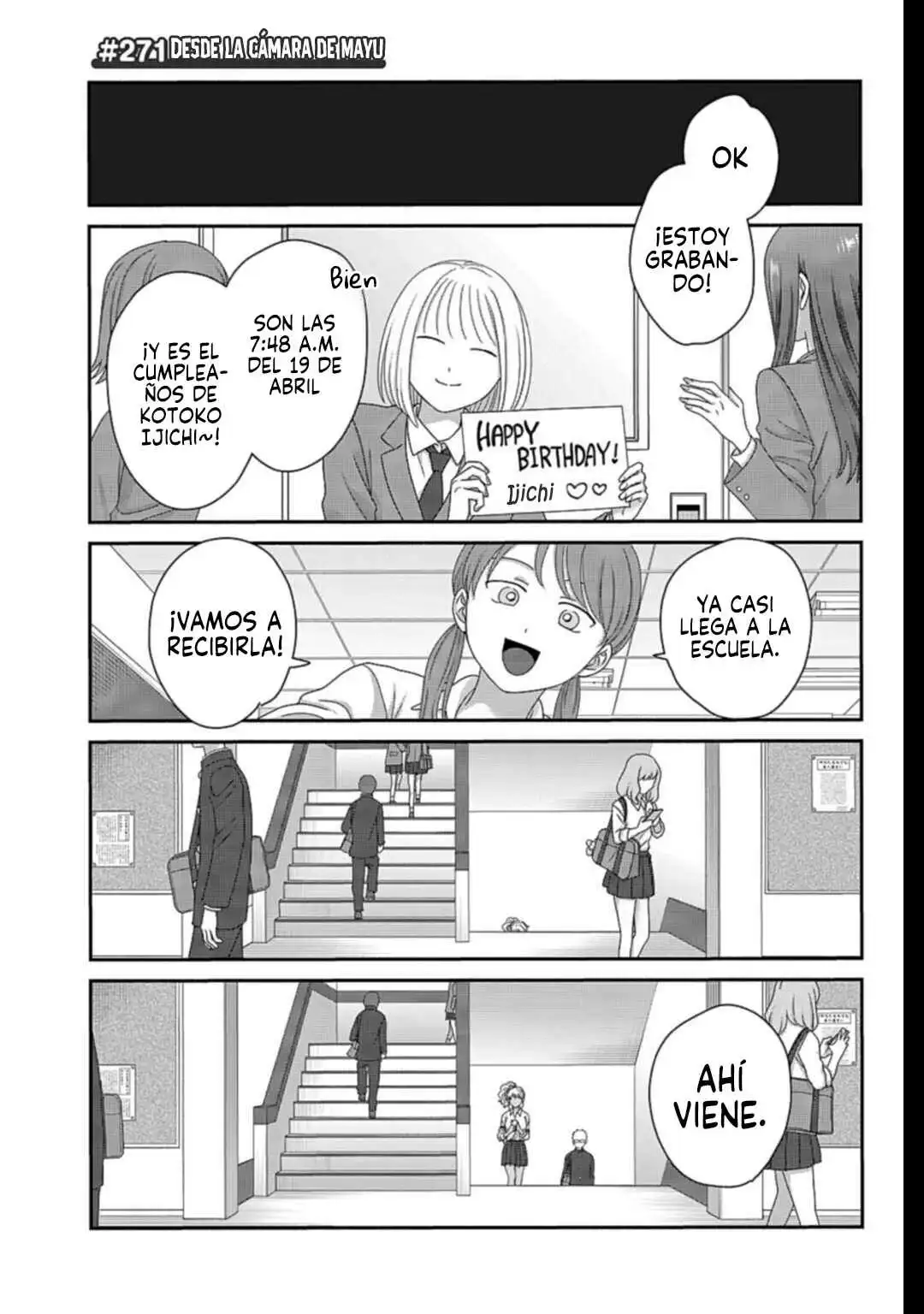 Página 4 — Otaku ni Yasashii Gyaru wa Inai!? Capítulo 267