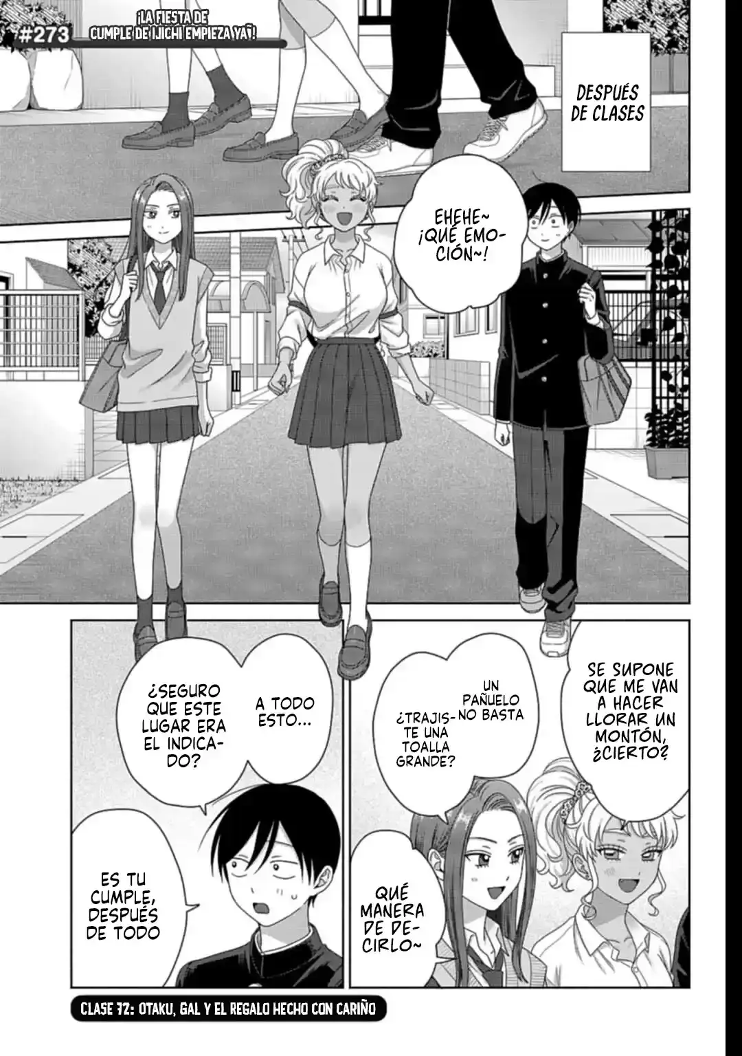 Página 4 — Otaku ni Yasashii Gyaru wa Inai!? Capítulo 269