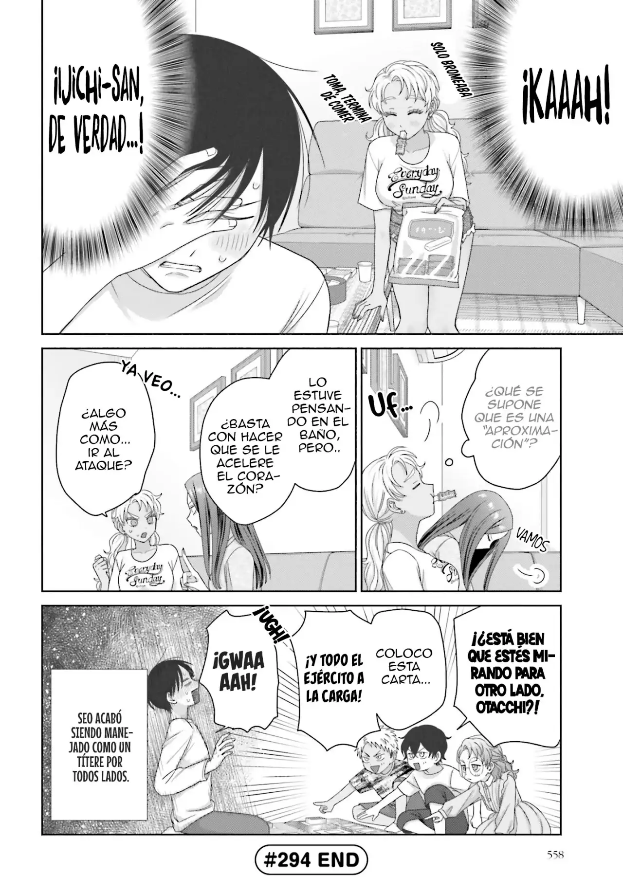 Página 8 — Otaku ni Yasashii Gyaru wa Inai!? Capítulo 294