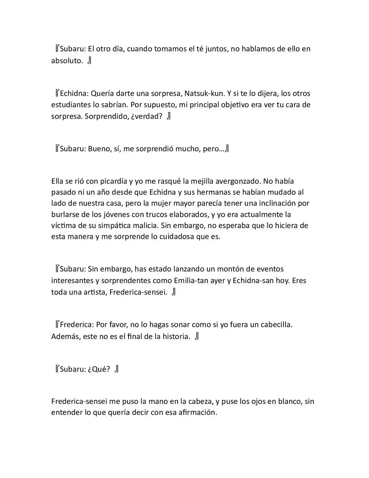 Página 130 — Re:Zero Academy (What If) Capítulo 3