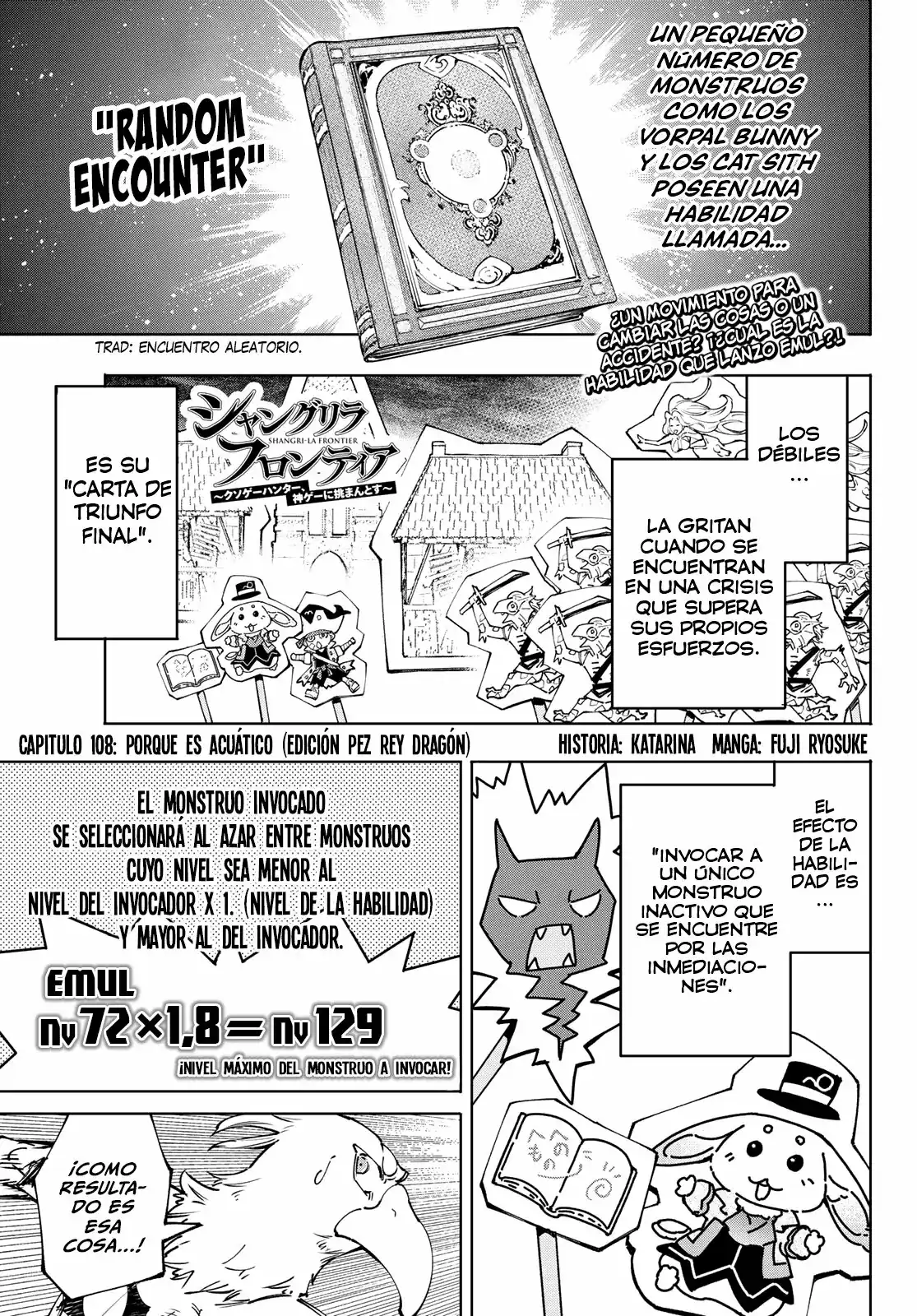 Página 2 — Shangri-La Frontier: Kusoge Hunter, Kamige ni Idoman to su Capítulo 108