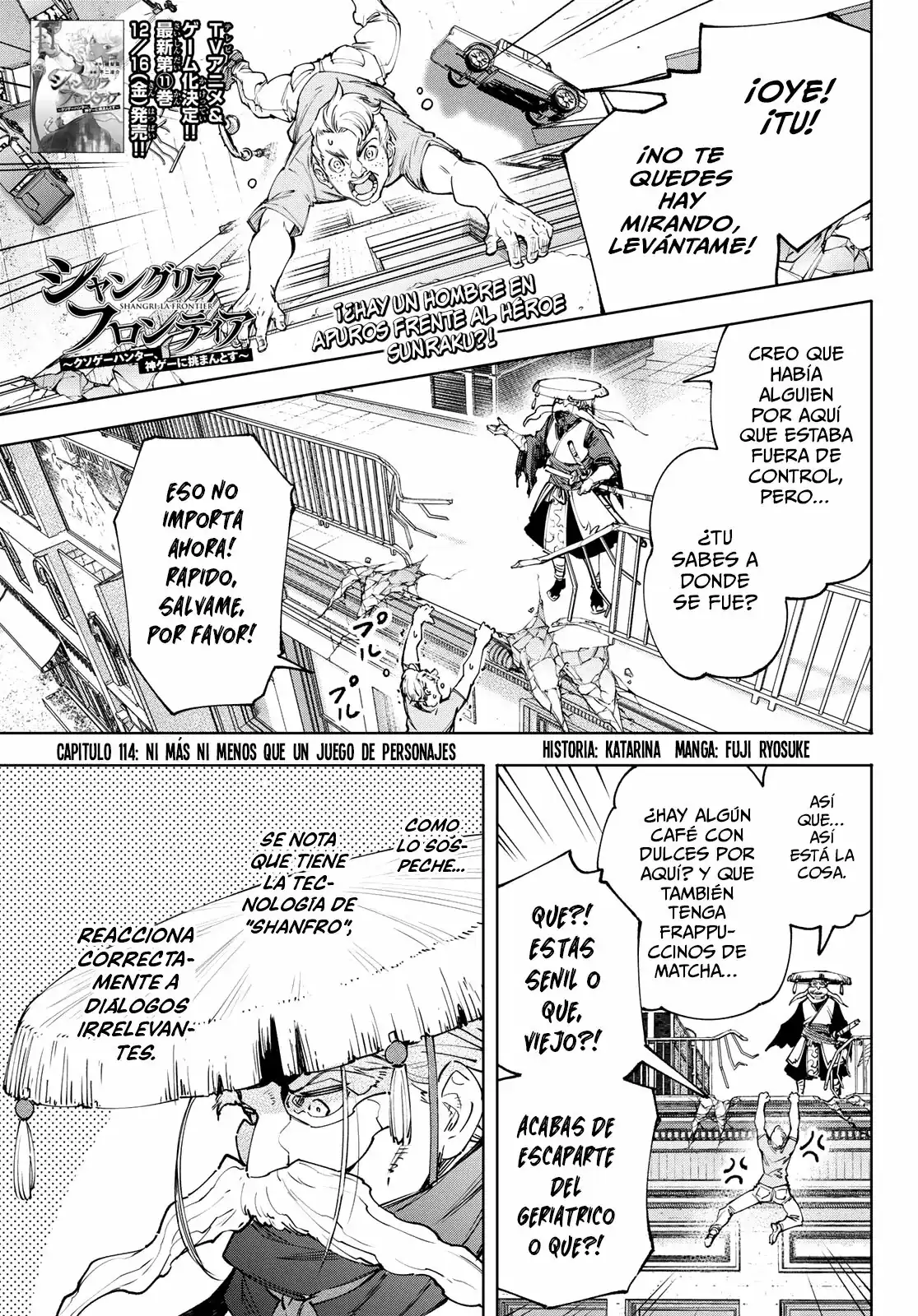 Página 2 — Shangri-La Frontier: Kusoge Hunter, Kamige ni Idoman to su Capítulo 114