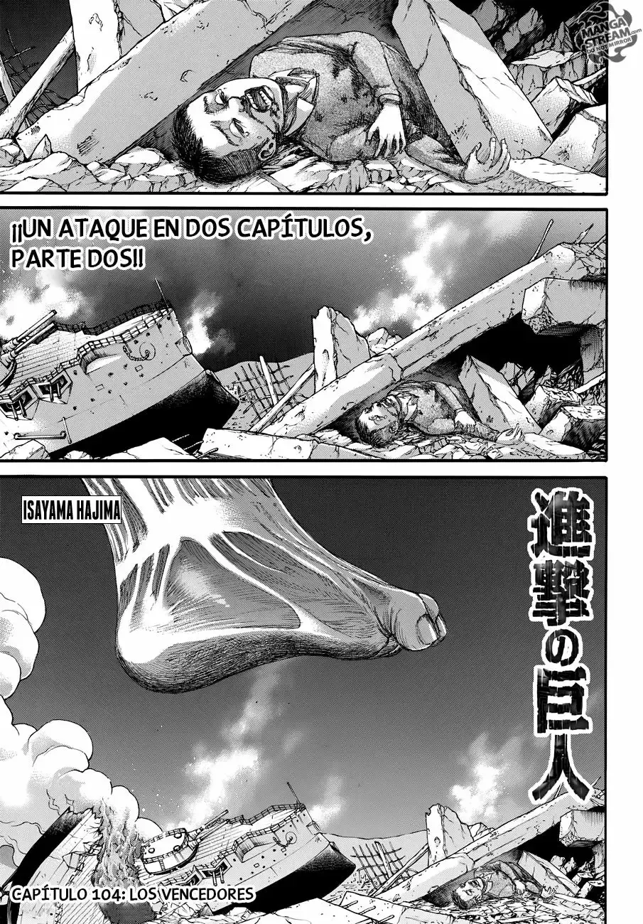 Página 3 — Shingeki no Kyojin Capítulo 104