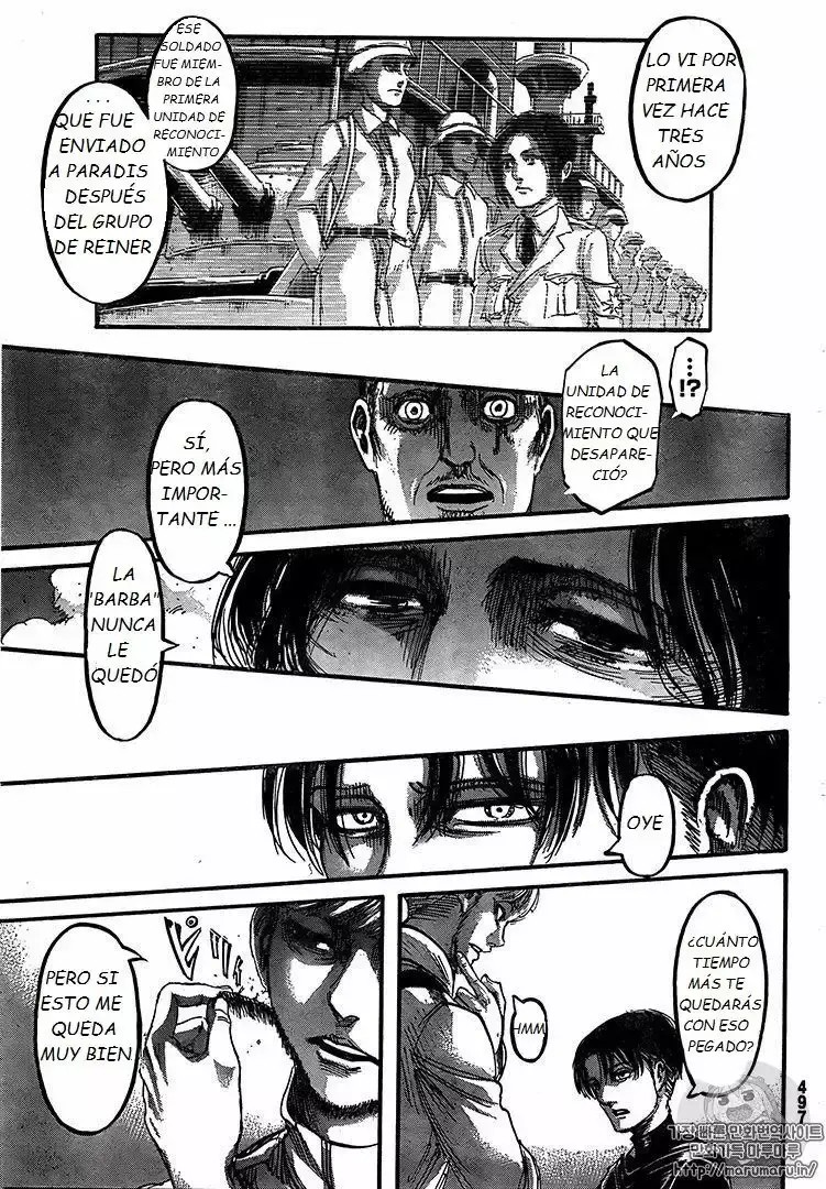 Página 34 — Shingeki no Kyojin Capítulo 105