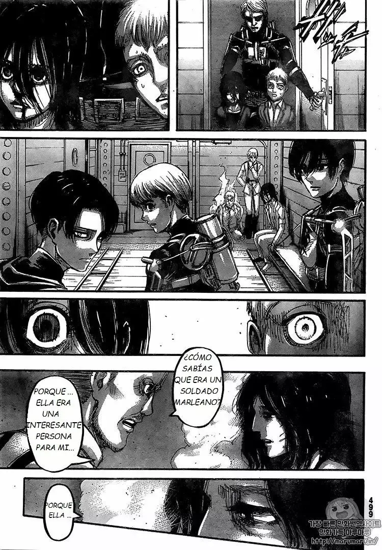 Página 36 — Shingeki no Kyojin Capítulo 105