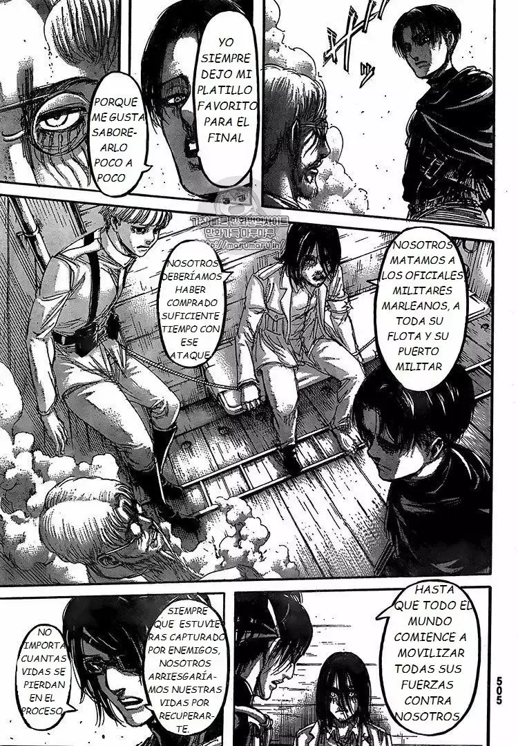 Página 42 — Shingeki no Kyojin Capítulo 105