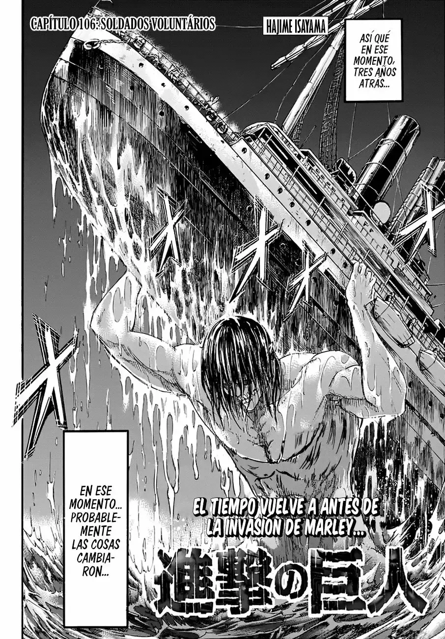 Página 3 — Shingeki no Kyojin Capítulo 106