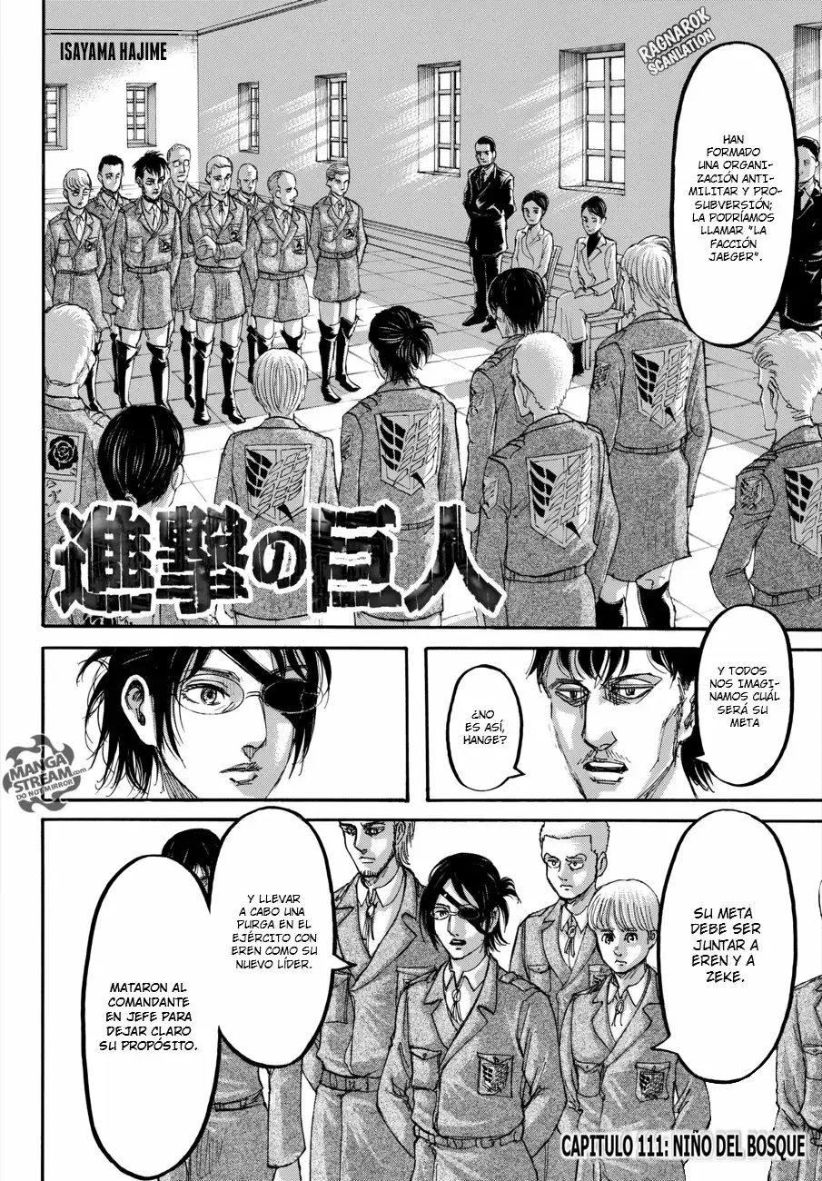 Página 3 — Shingeki no Kyojin Capítulo 111