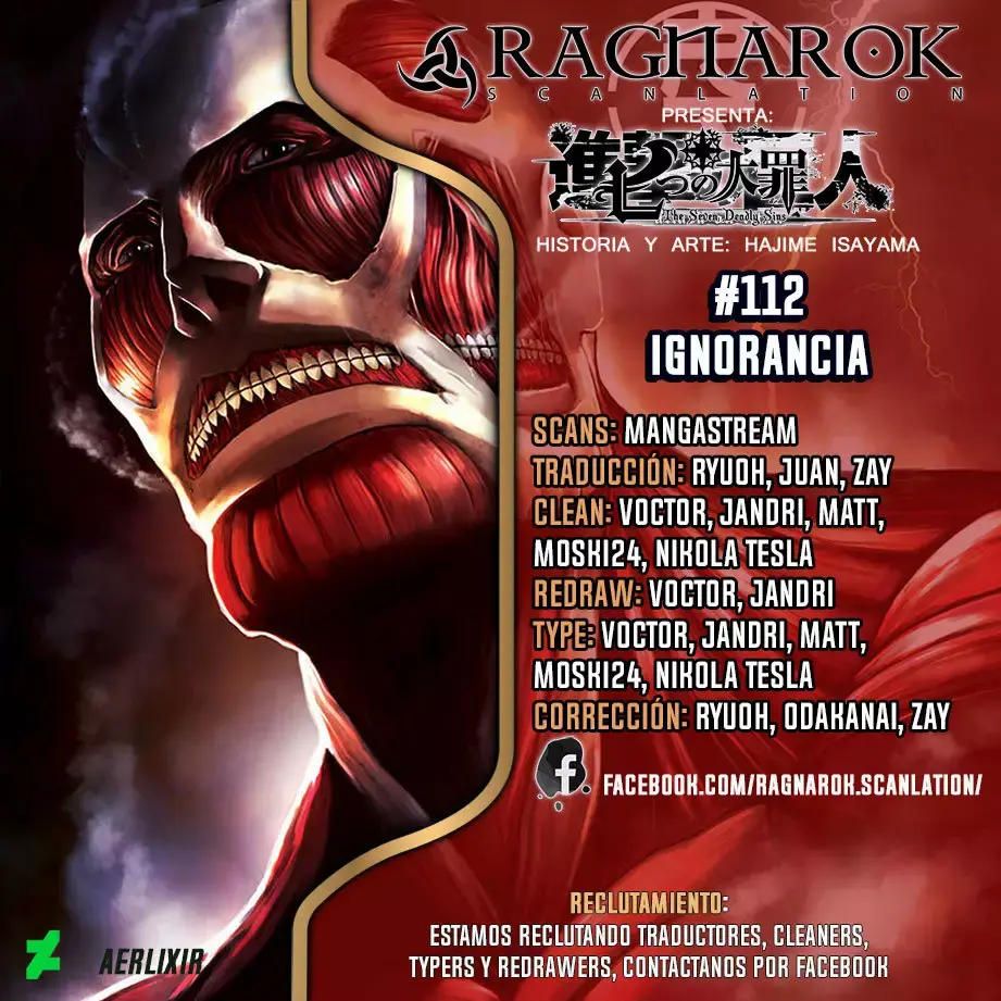 Página 1 — Shingeki no Kyojin Capítulo 112