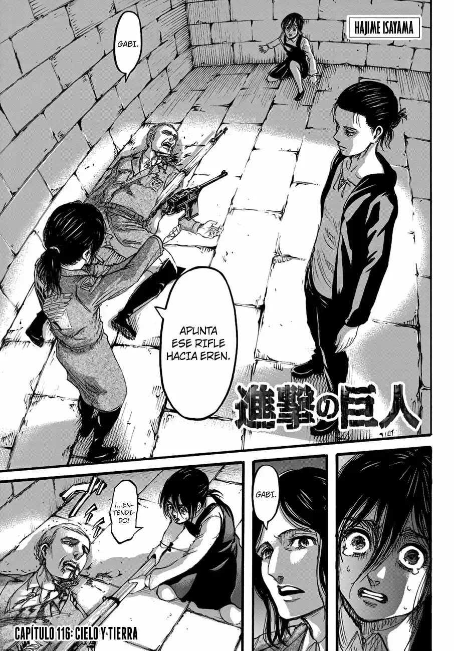 Página 2 — Shingeki no Kyojin Capítulo 116